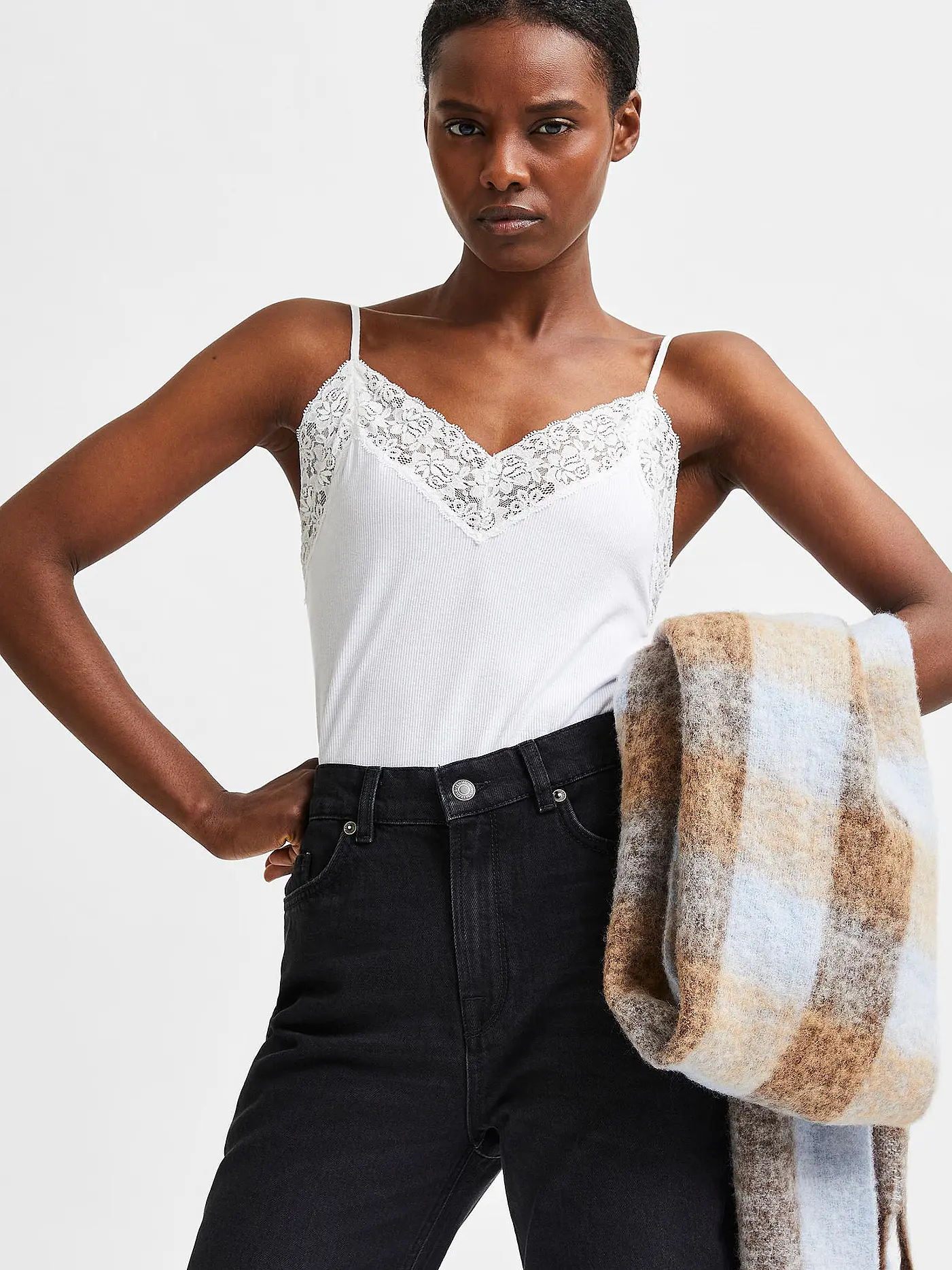 SELECTED FEMME | Top - Camisole SLFMANDY  | creme