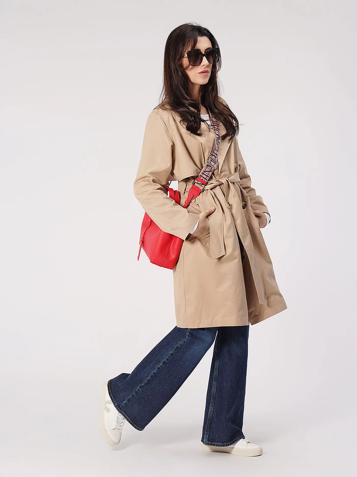 SELECTED FEMME | Trenchcoat SLFSIA  | camel