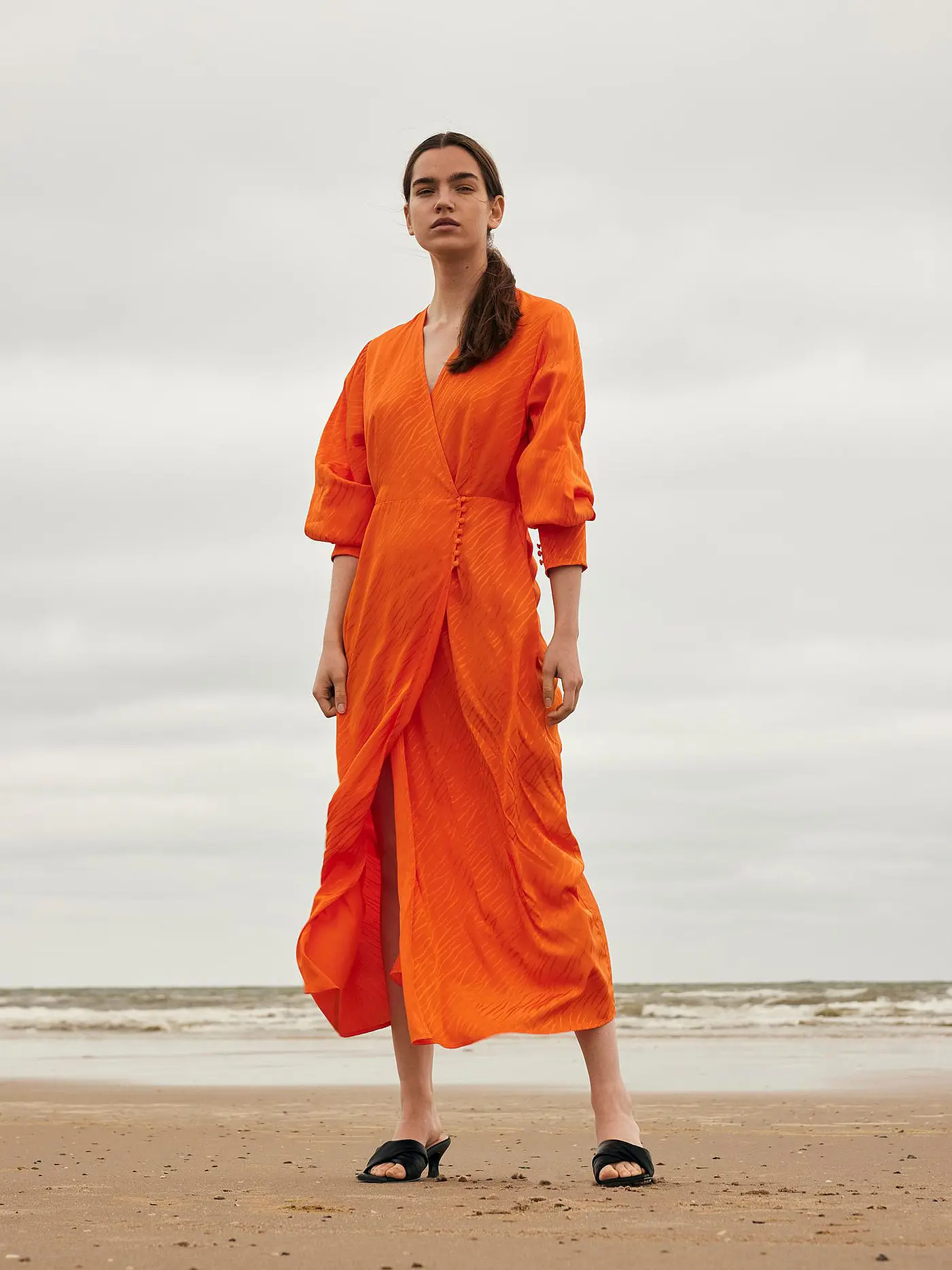 SELECTED FEMME | Wickelkleid SLFABIENNE  | orange