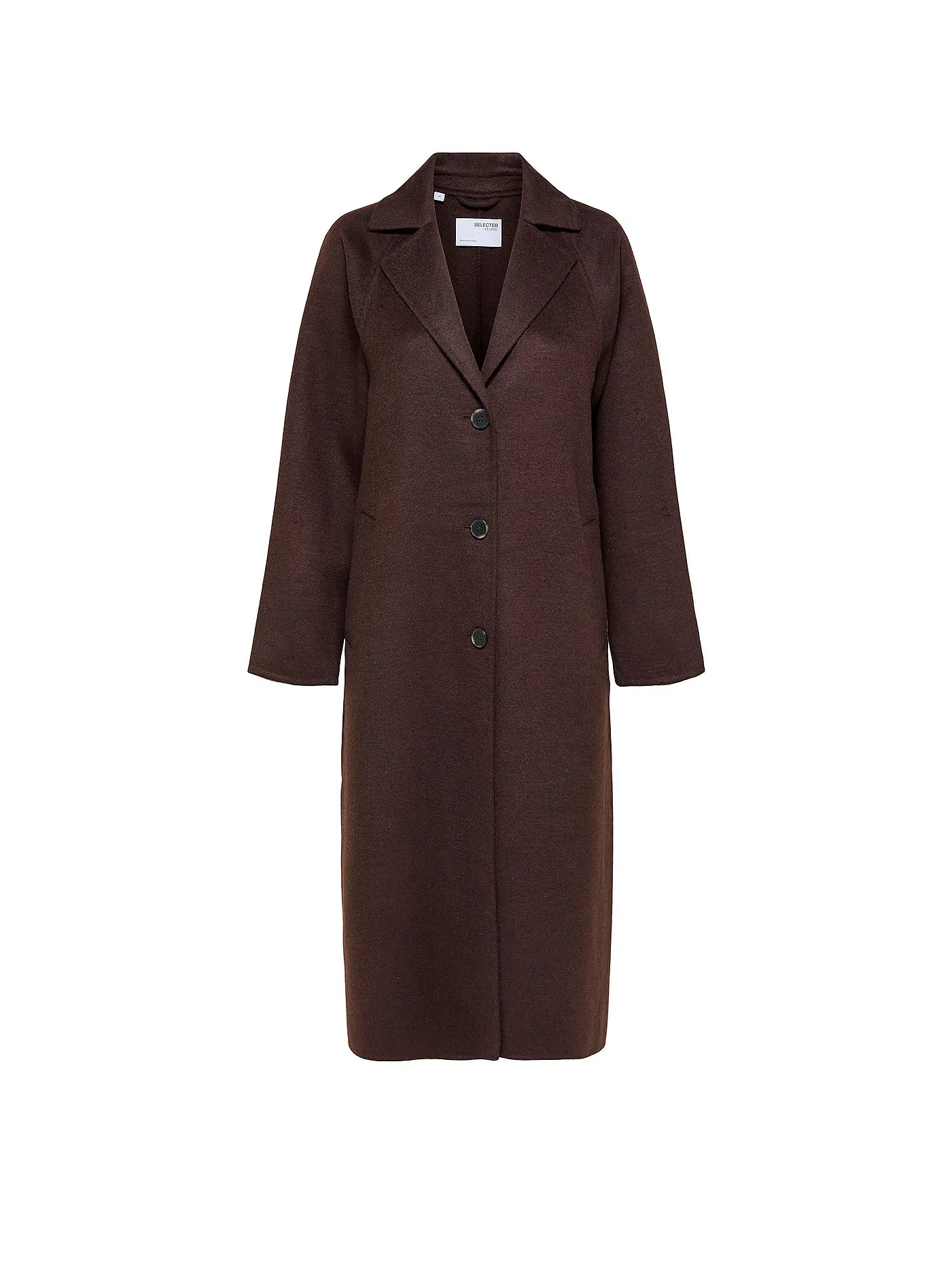 SELECTED FEMME | Wollmantel SLFNEW TAMA  | braun