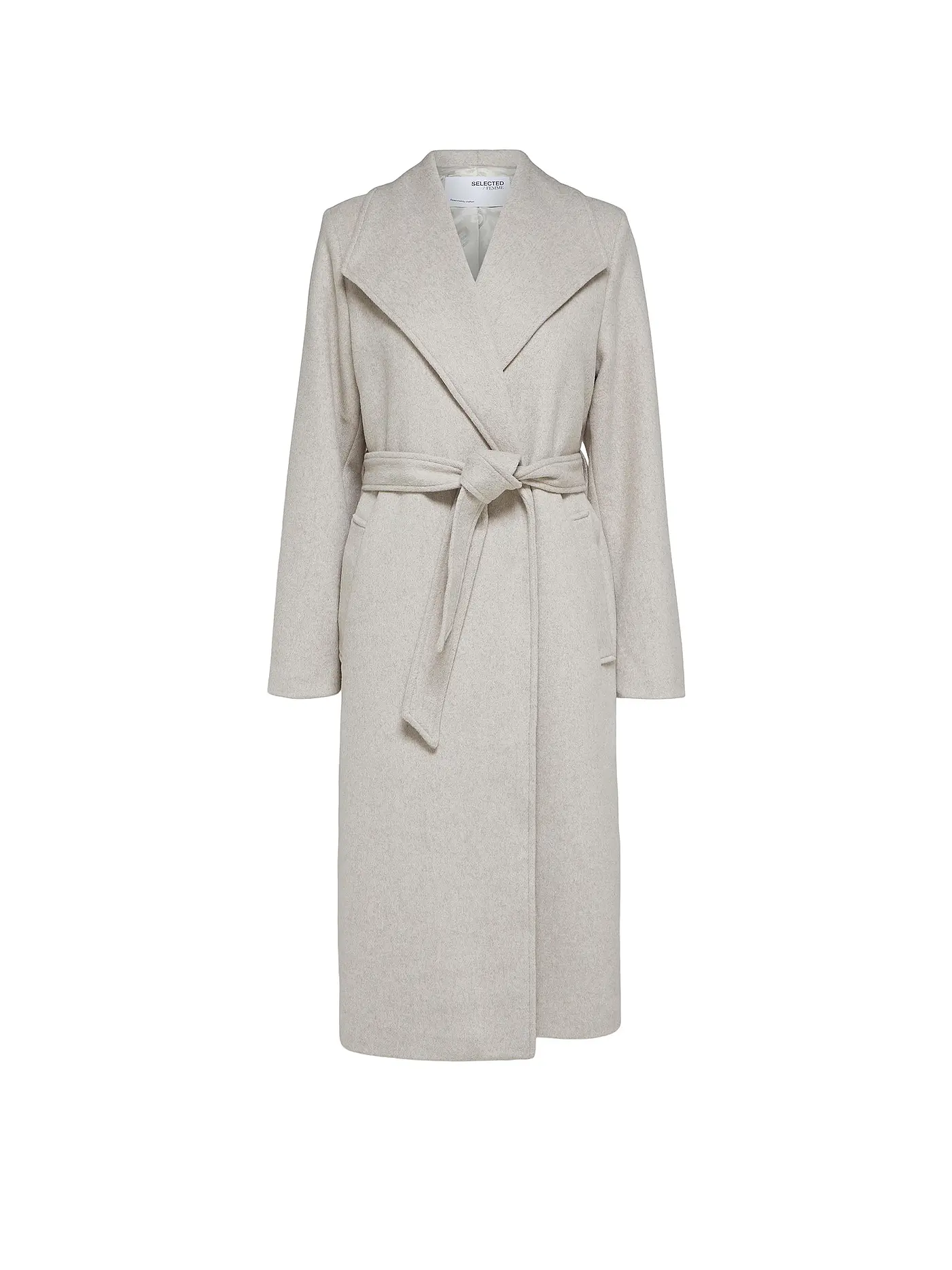 SELECTED FEMME | Wollmantel SLFROSA  | beige