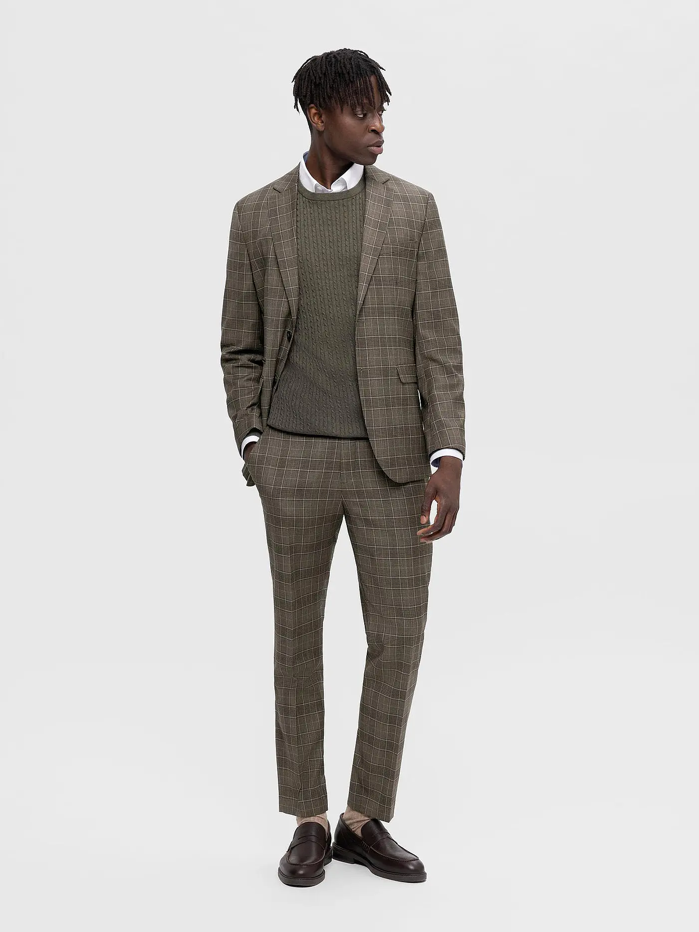 SELECTED | Anzughose SLHSLIM-NEIL | braun