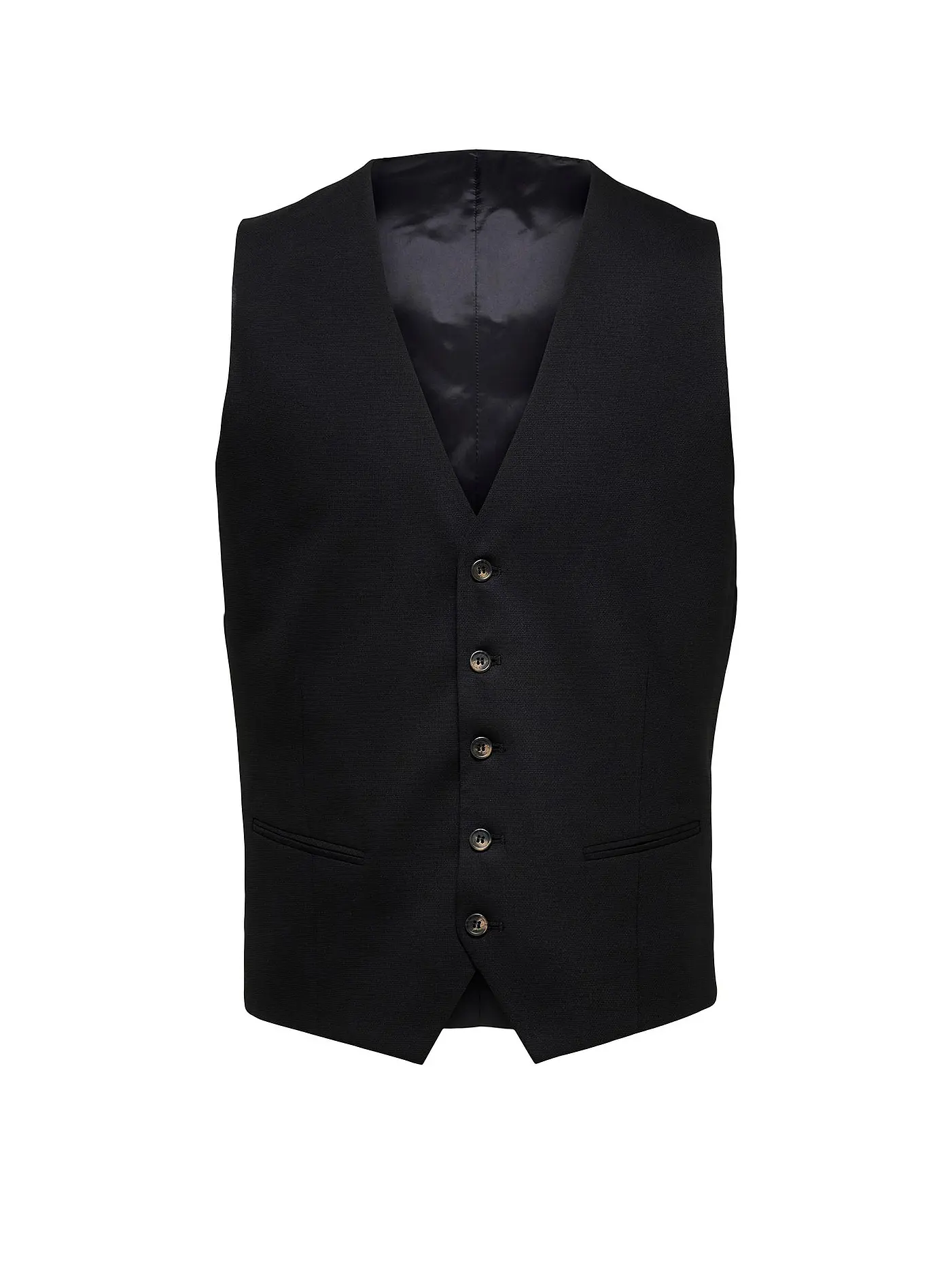 SELECTED | Anzugweste SLHSLIM-NEIL  | schwarz