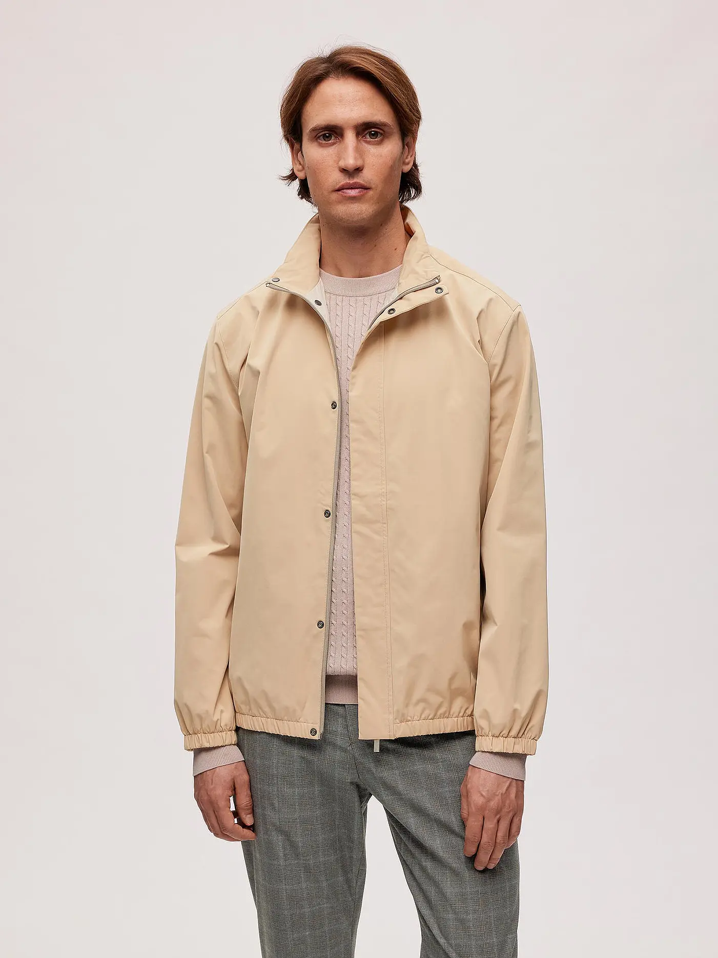 SELECTED | Blouson SLHMATTI PACKABLE | beige