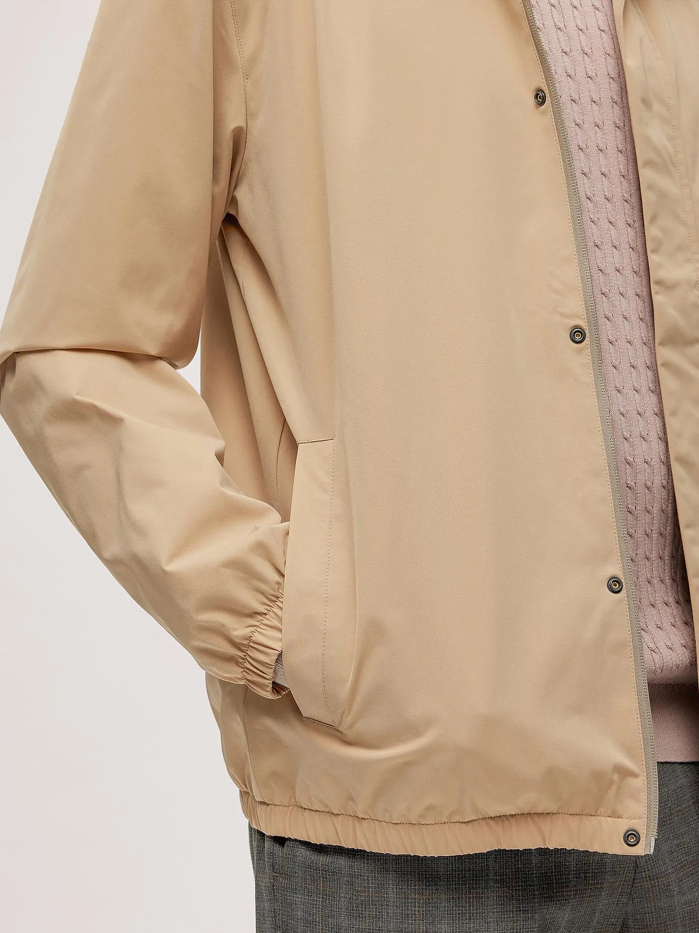 SELECTED | Blouson SLHMATTI PACKABLE | beige
