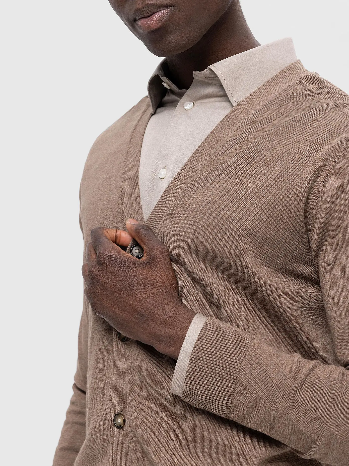 SELECTED | Cardigan SLHBERG | braun
