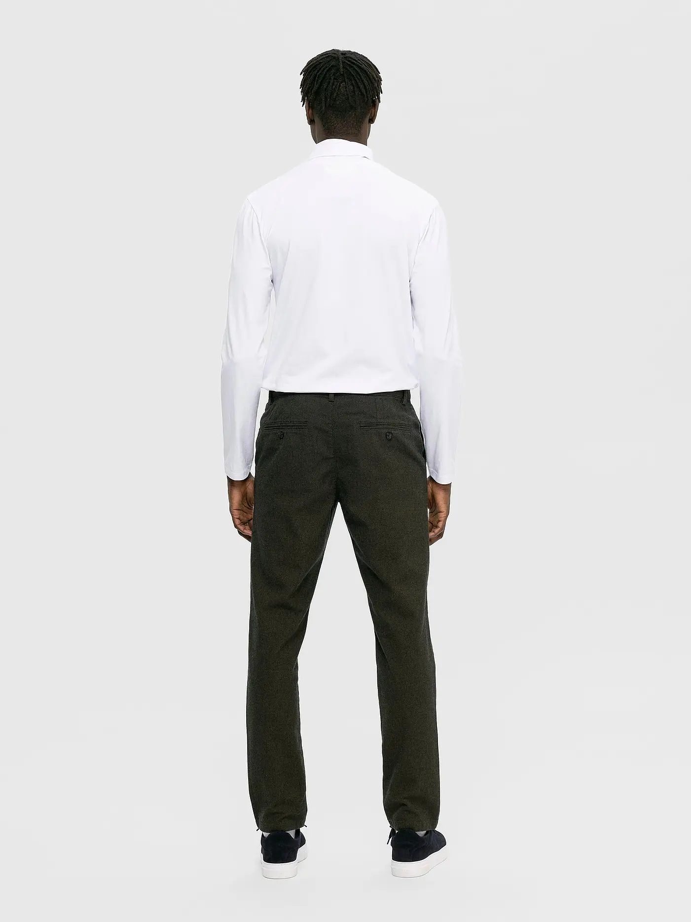 SELECTED | Chino SLHSLIM-MILES | olive