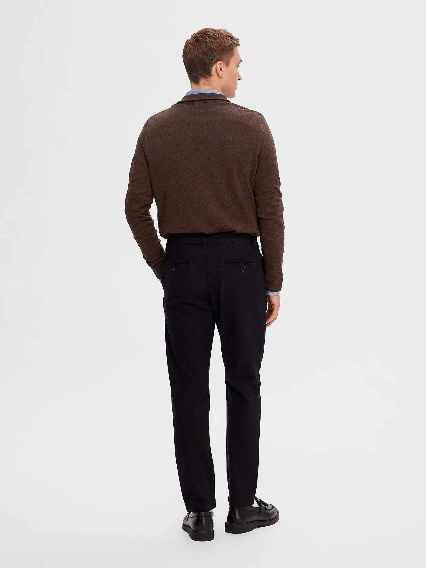 SELECTED | Chino SLHSLIM-MILES | schwarz
