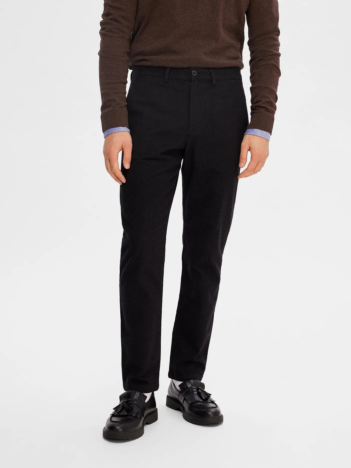 SELECTED | Chino SLHSLIM-MILES | schwarz