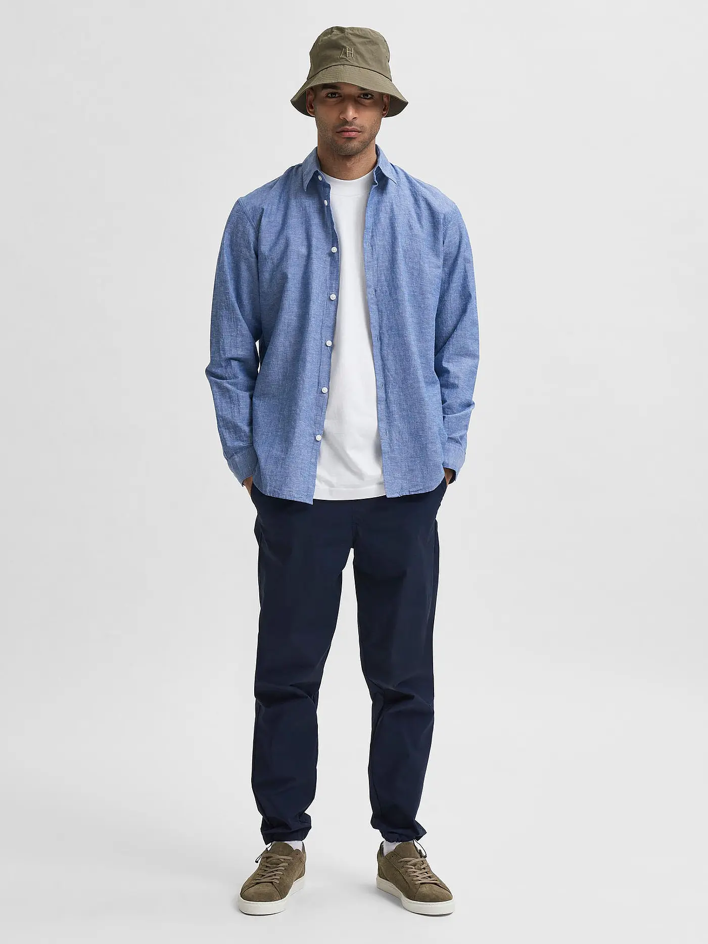 SELECTED | Hemd Regular Fit SLHSLIMNEW | blau