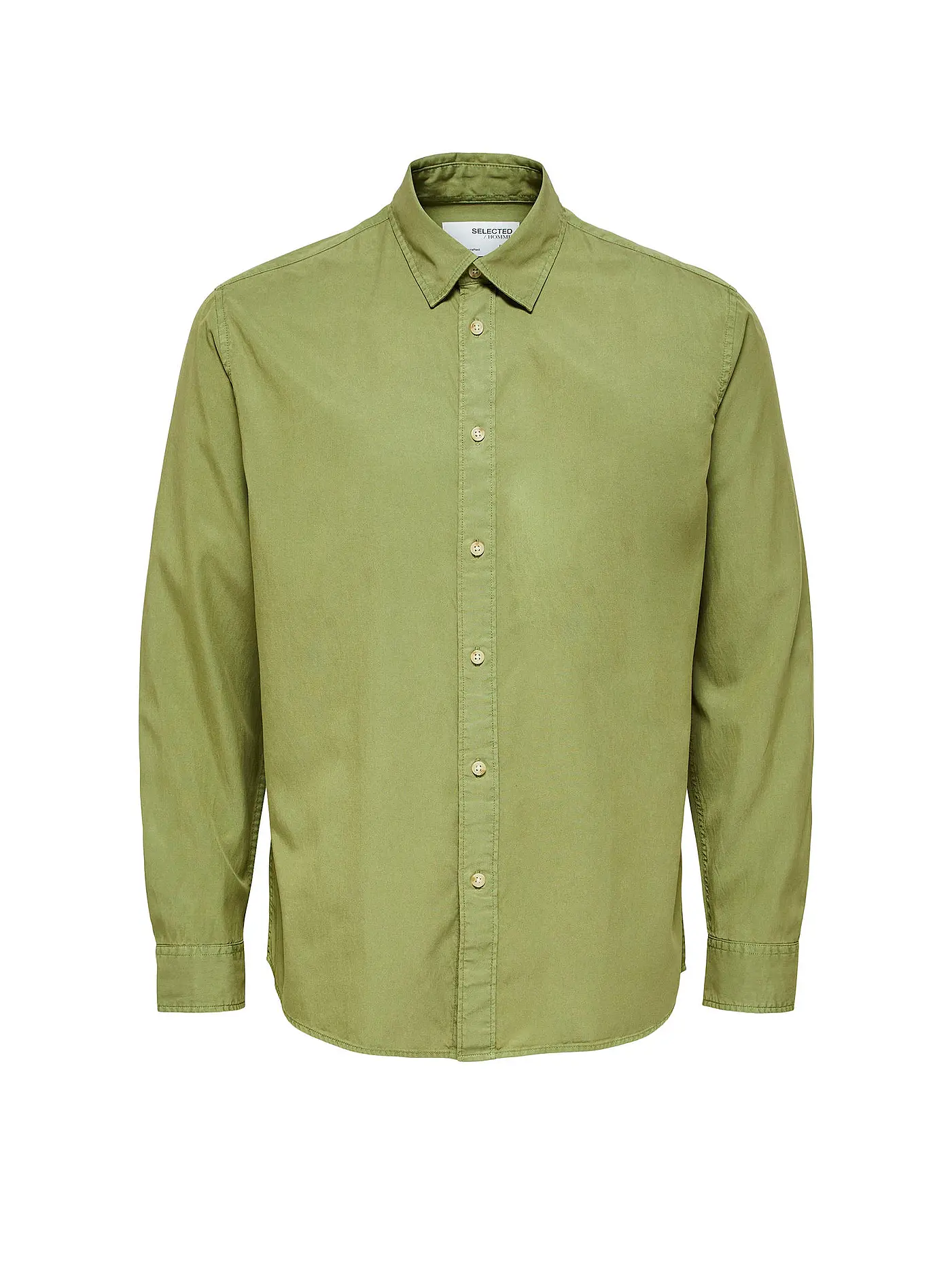 SELECTED | Hemd Slim Fit SLHREGPASTEL | grün