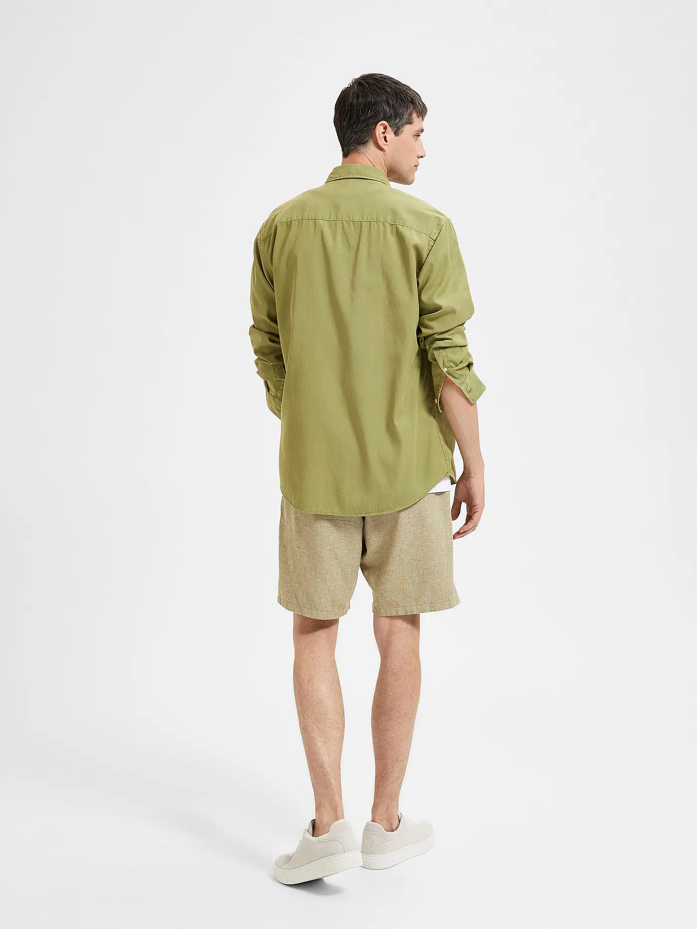 SELECTED | Hemd Slim Fit SLHREGPASTEL | grün