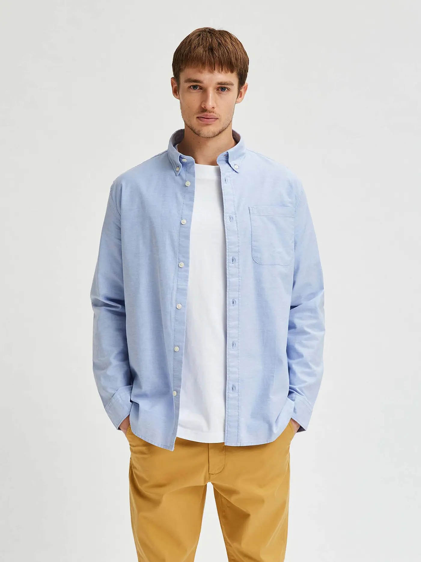 SELECTED | Hemd | blau