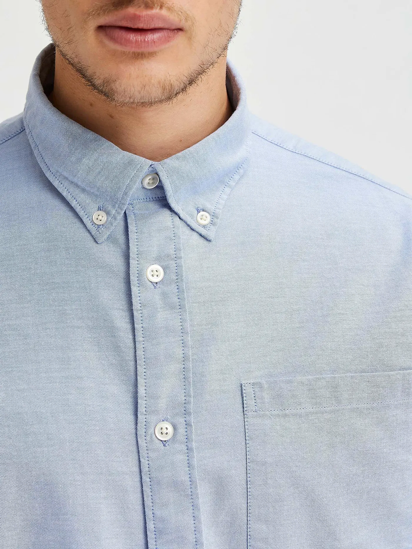 SELECTED | Hemd | blau