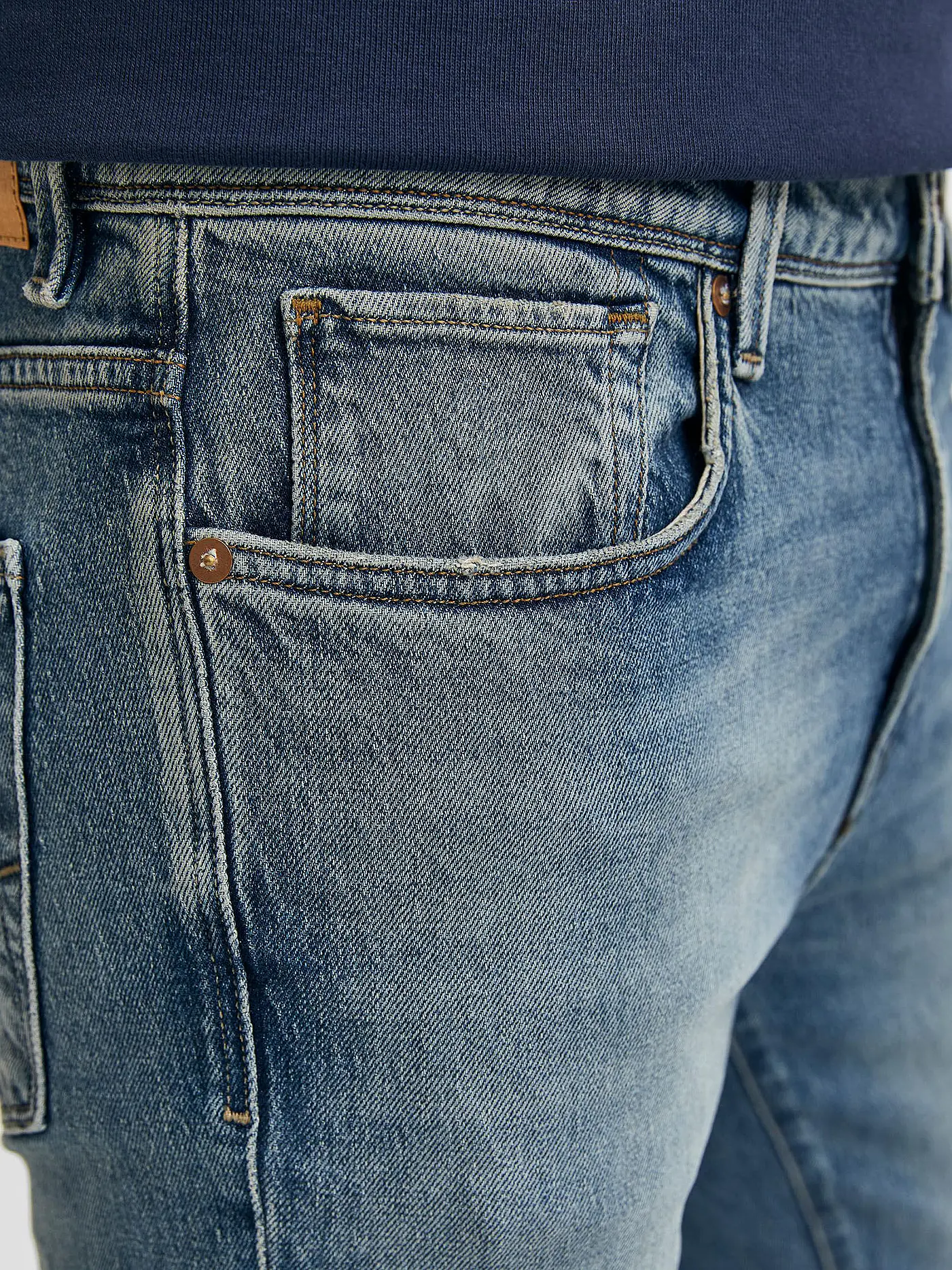 SELECTED | Jeans Slim Fit  SLHSLIM-LEON | blau