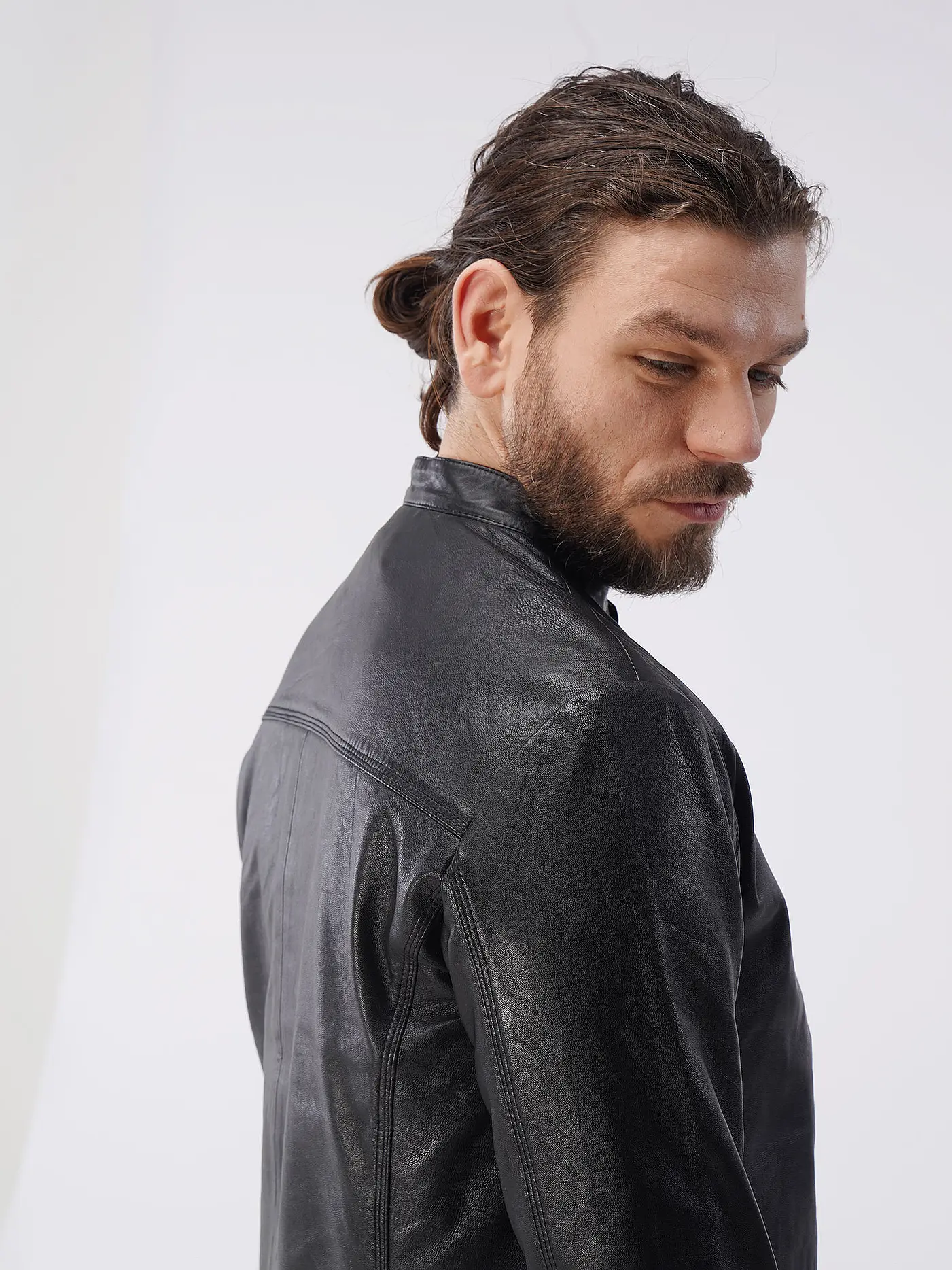 SELECTED | Lederjacke SLHARCHIVE | schwarz