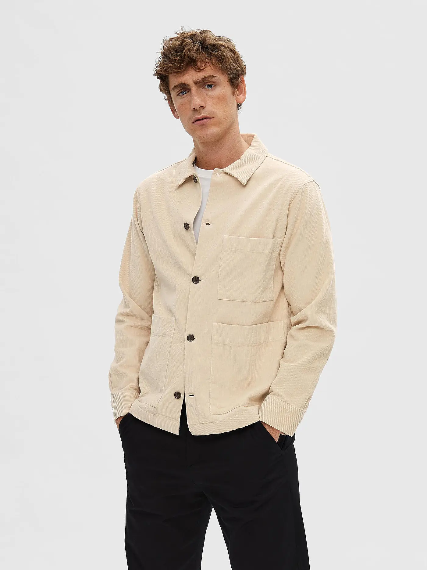 SELECTED | Overshirt SLHLOOSETONY | beige