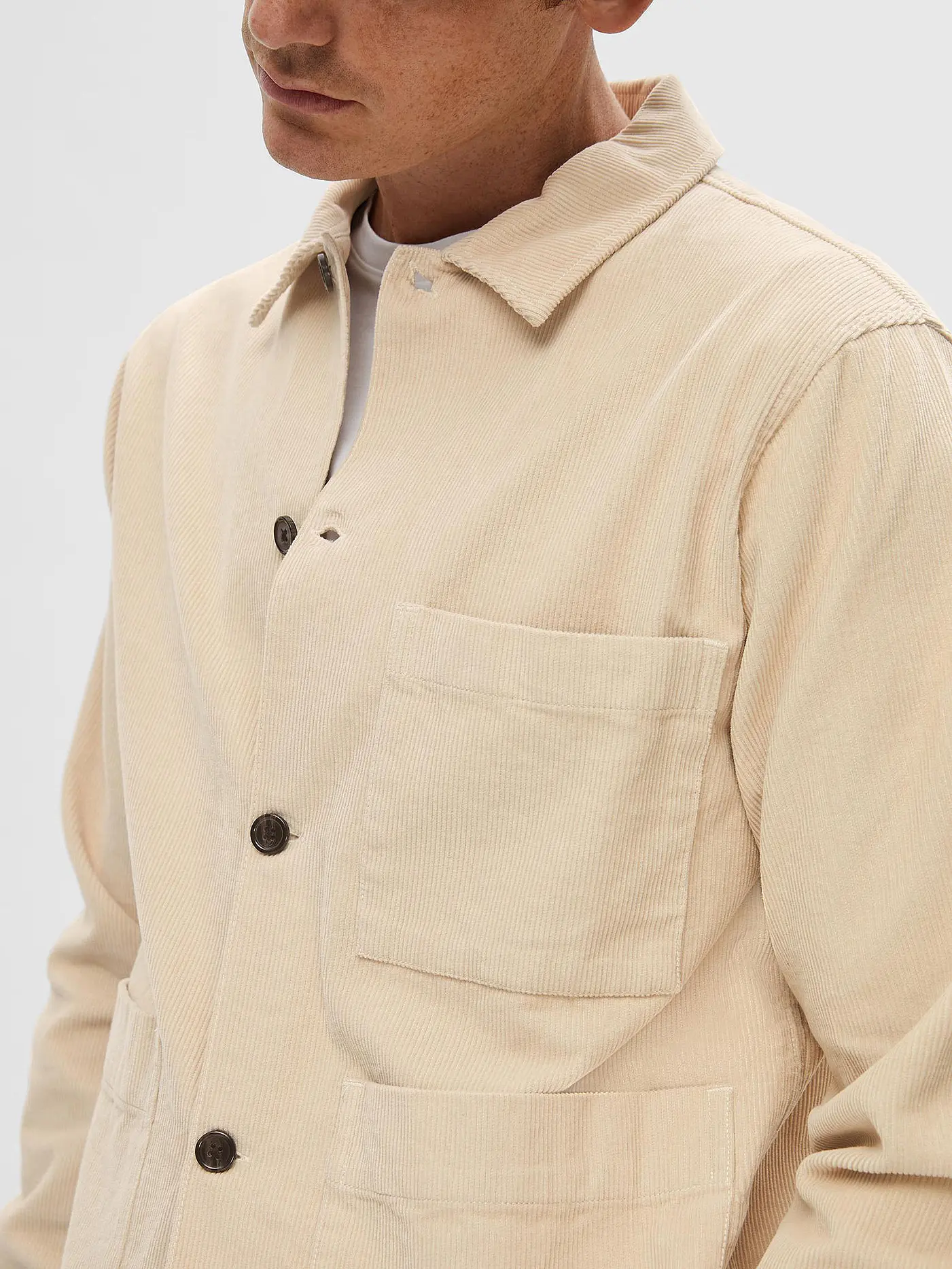 SELECTED | Overshirt SLHLOOSETONY | beige