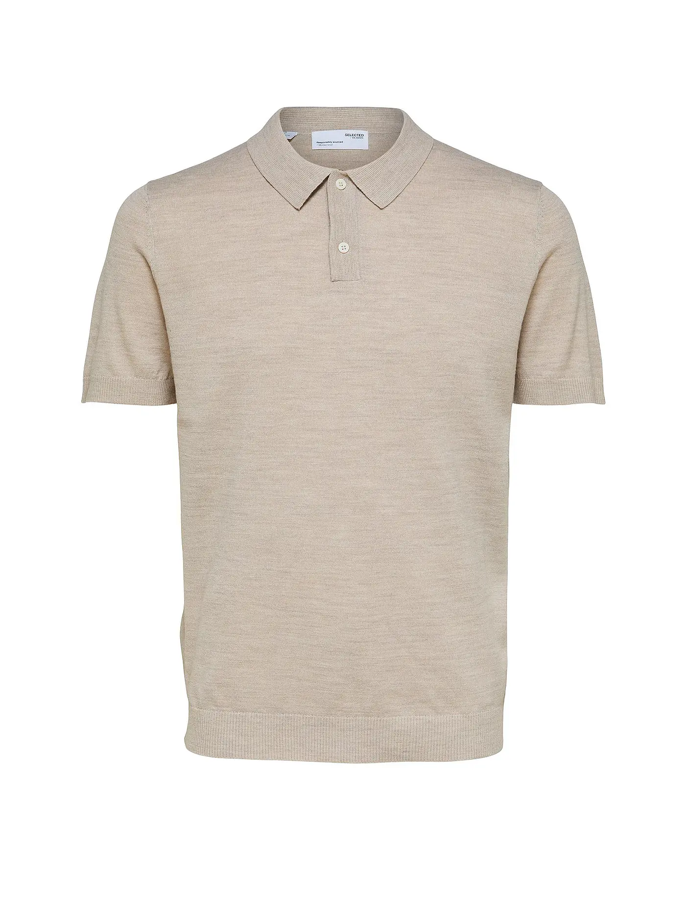 SELECTED | Poloshirt SLHTOWN  | beige