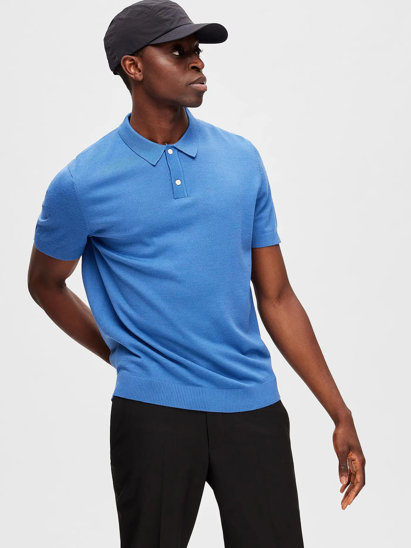 SELECTED | Poloshirt SLHTOWN  | hellblau