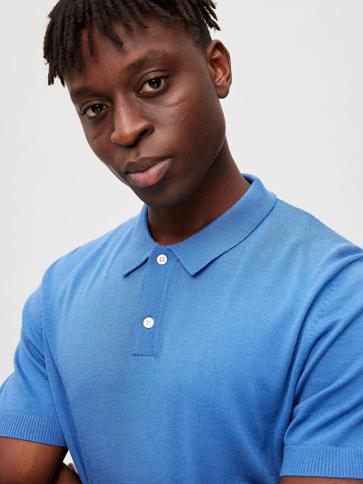 SELECTED | Poloshirt SLHTOWN  | hellblau