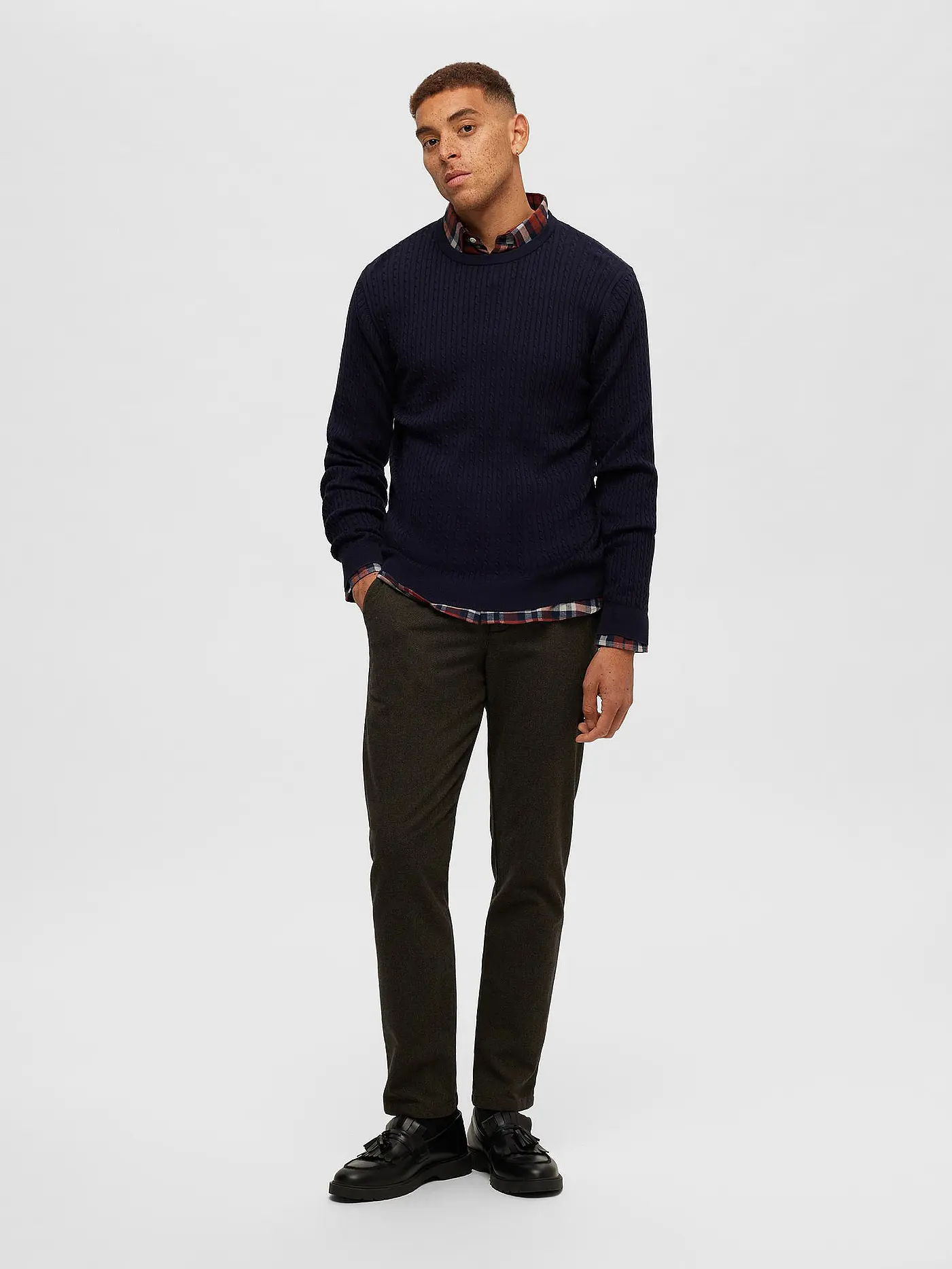 SELECTED | Pullover SLHBERG  | dunkelblau