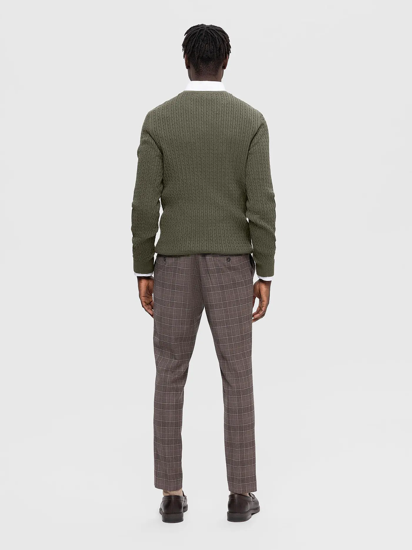 SELECTED | Pullover SLHBERG  | olive
