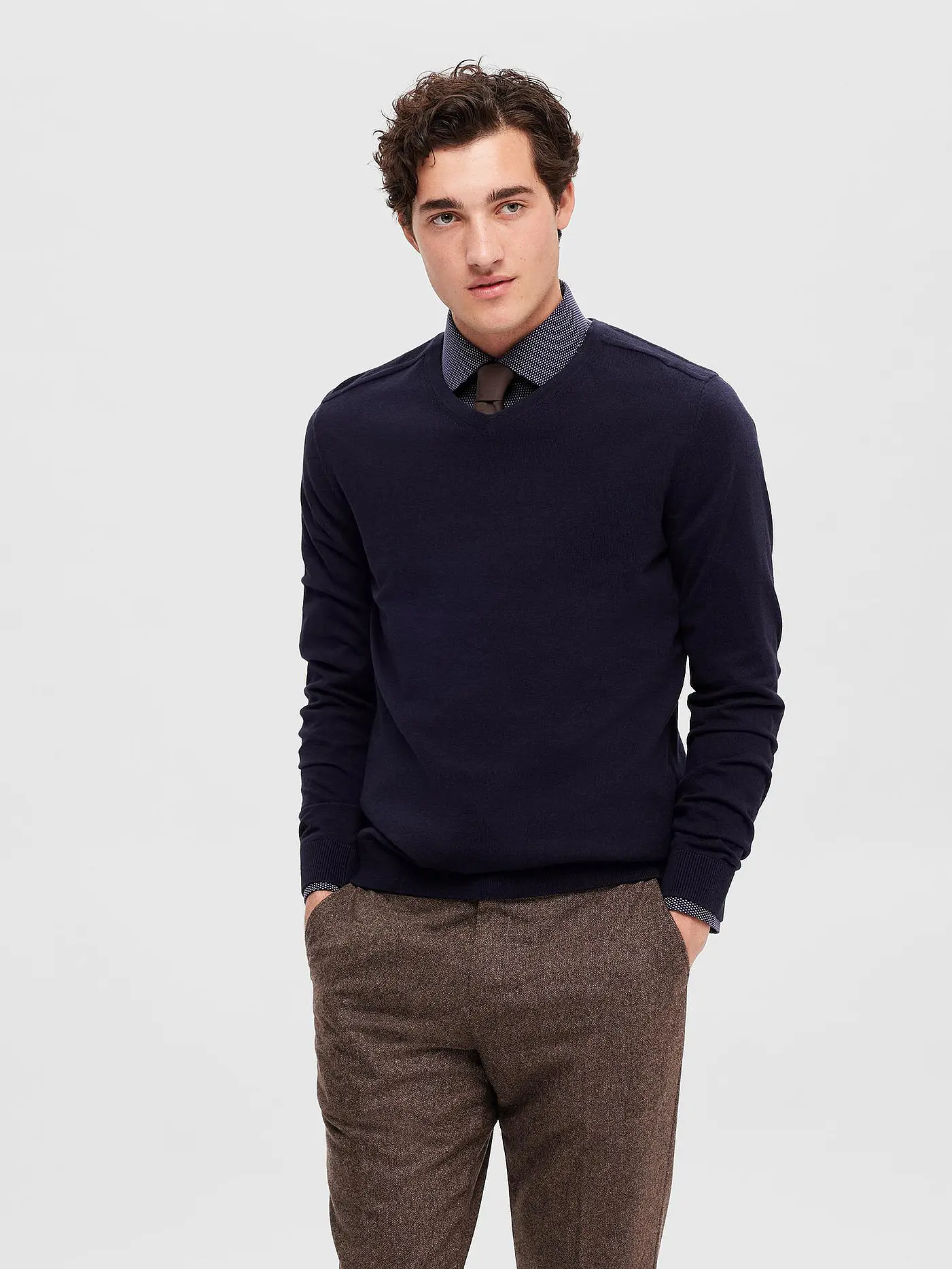 SELECTED | Pullover SLHBERG | dunkelblau