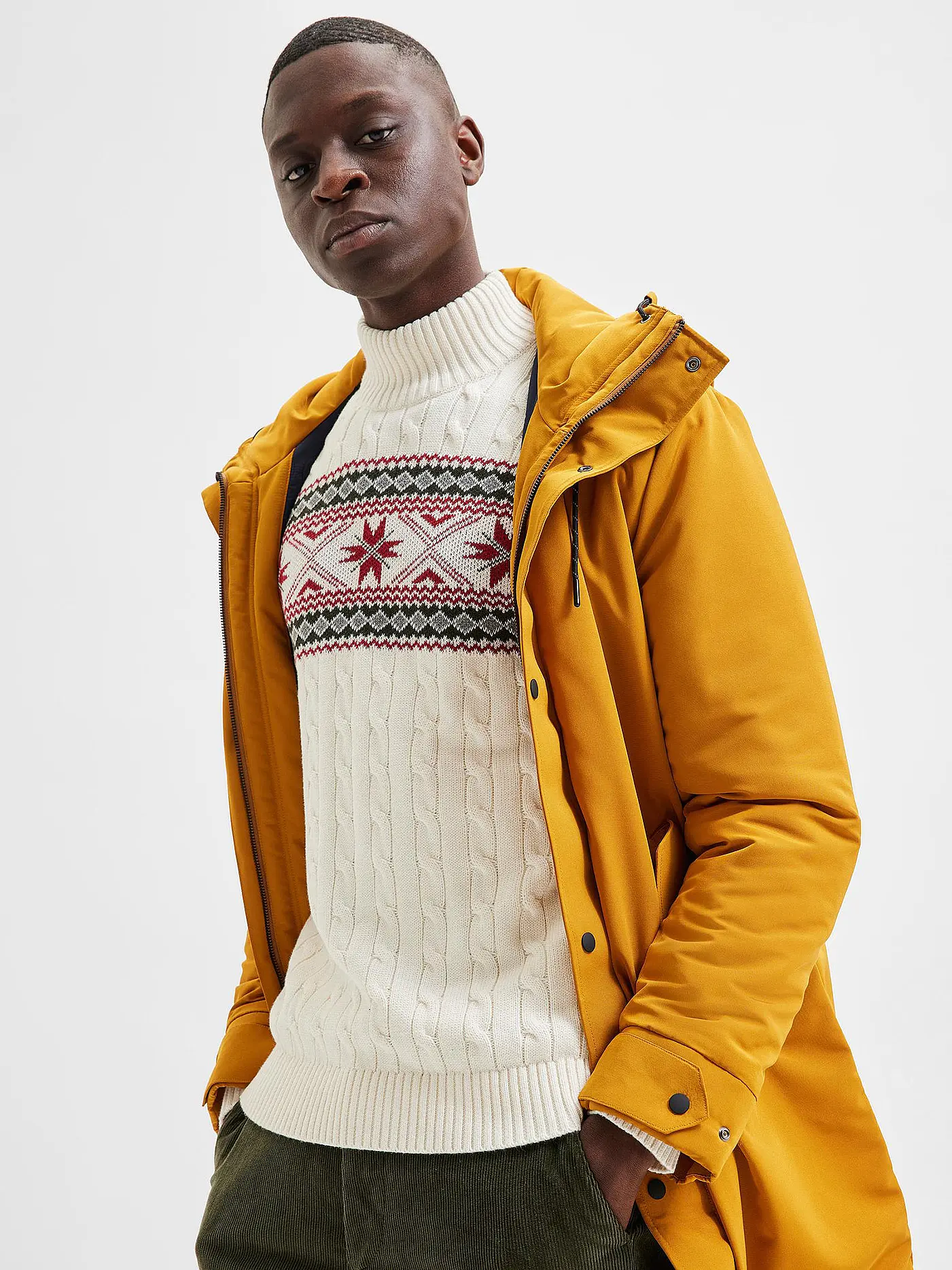 SELECTED | Pullover SLHFLAKE | beige