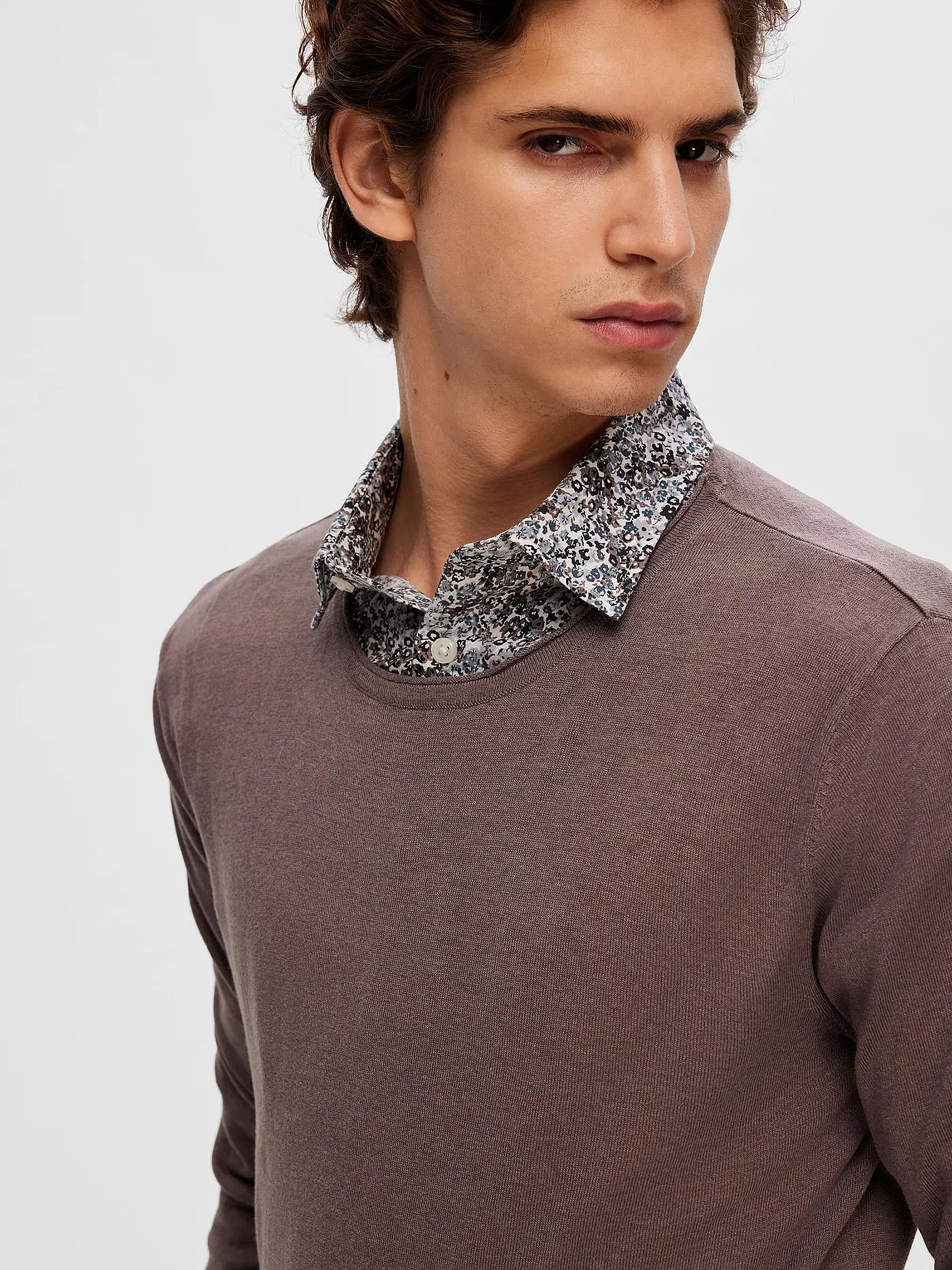 SELECTED | Pullover SLHROME | braun