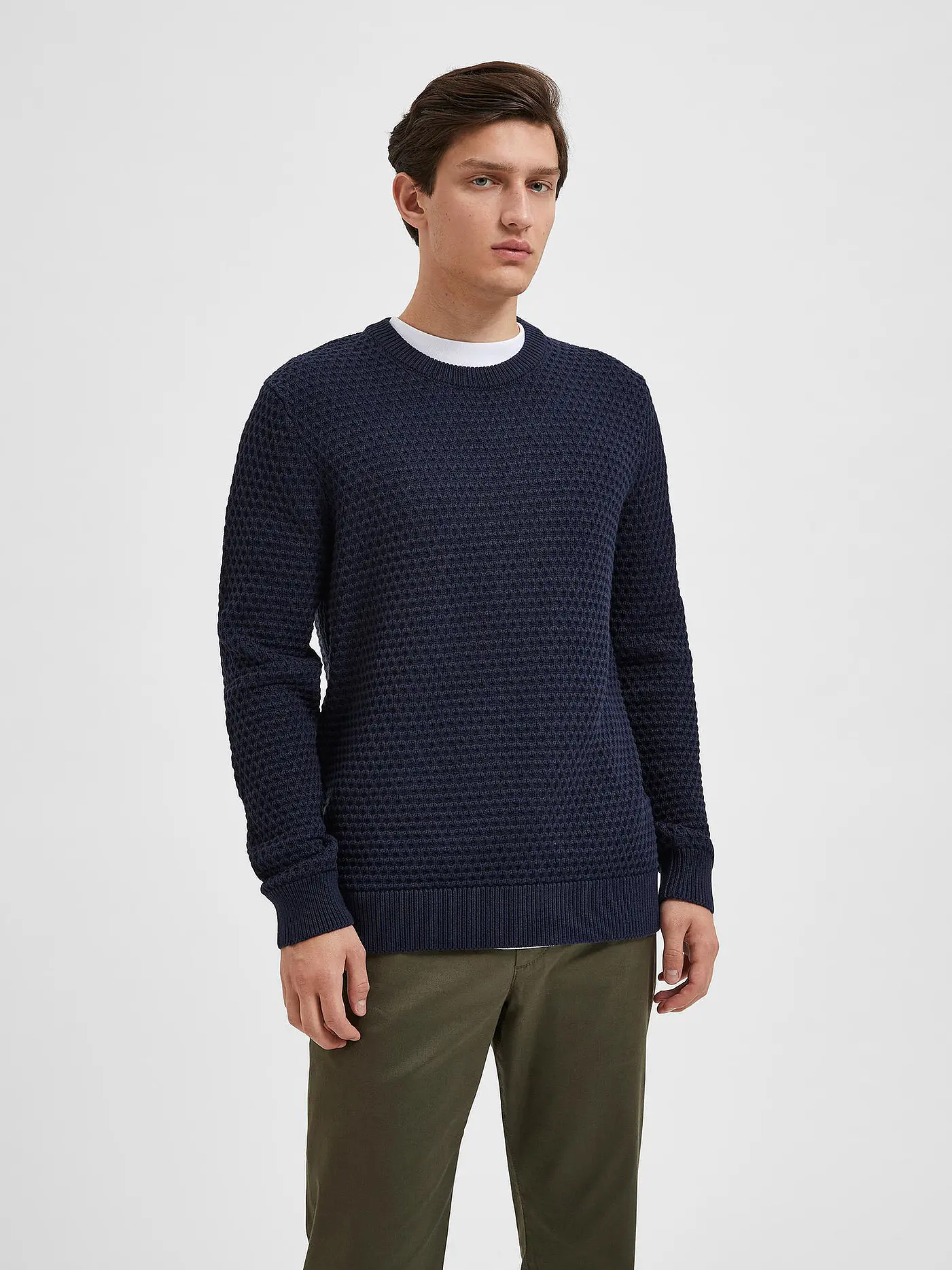 SELECTED | Pullover | grau