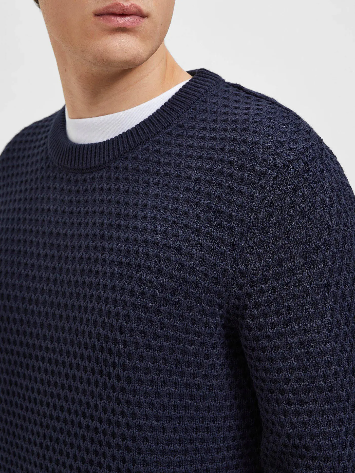 SELECTED | Pullover | grau