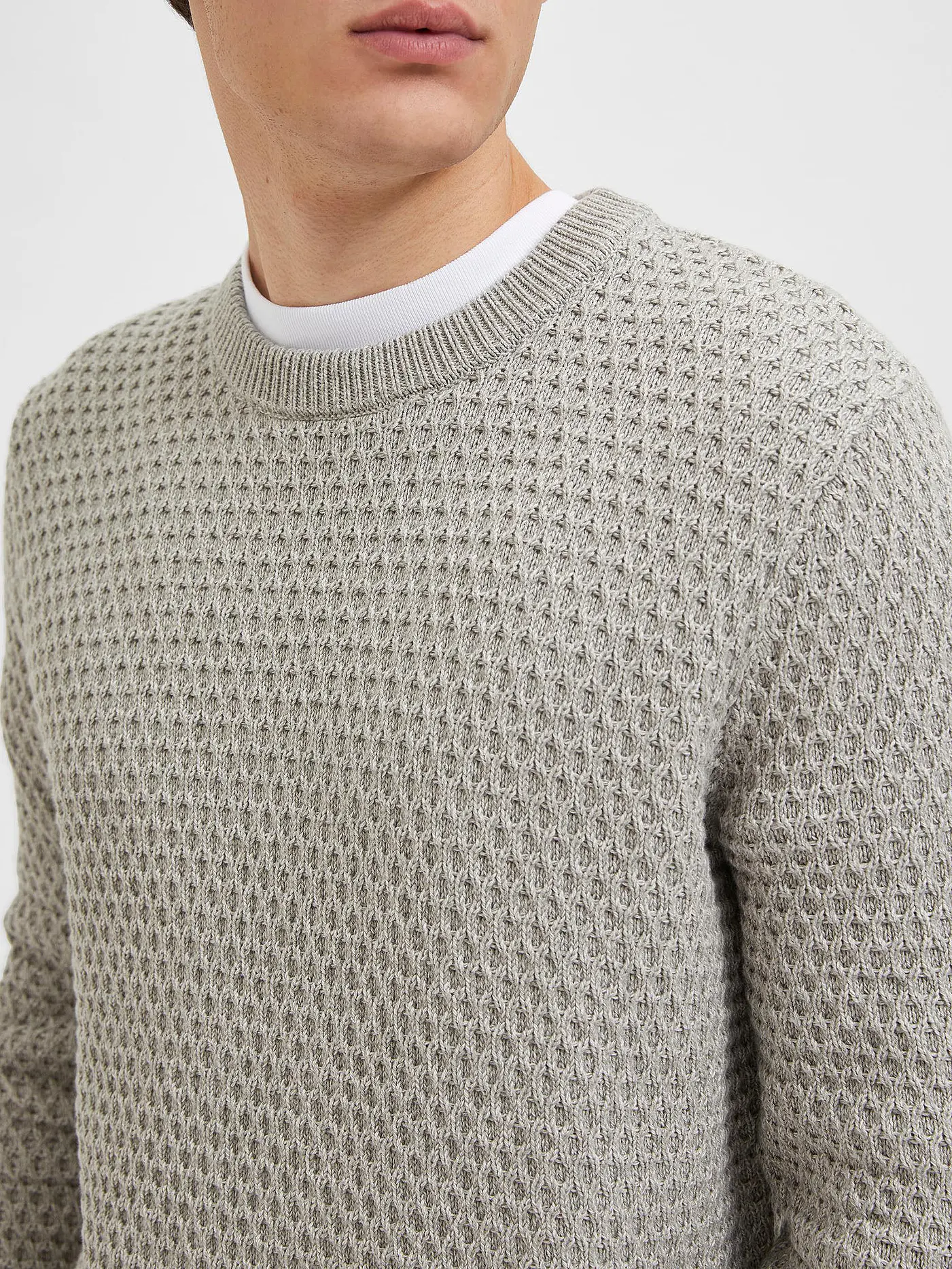 SELECTED | Pullover | grau
