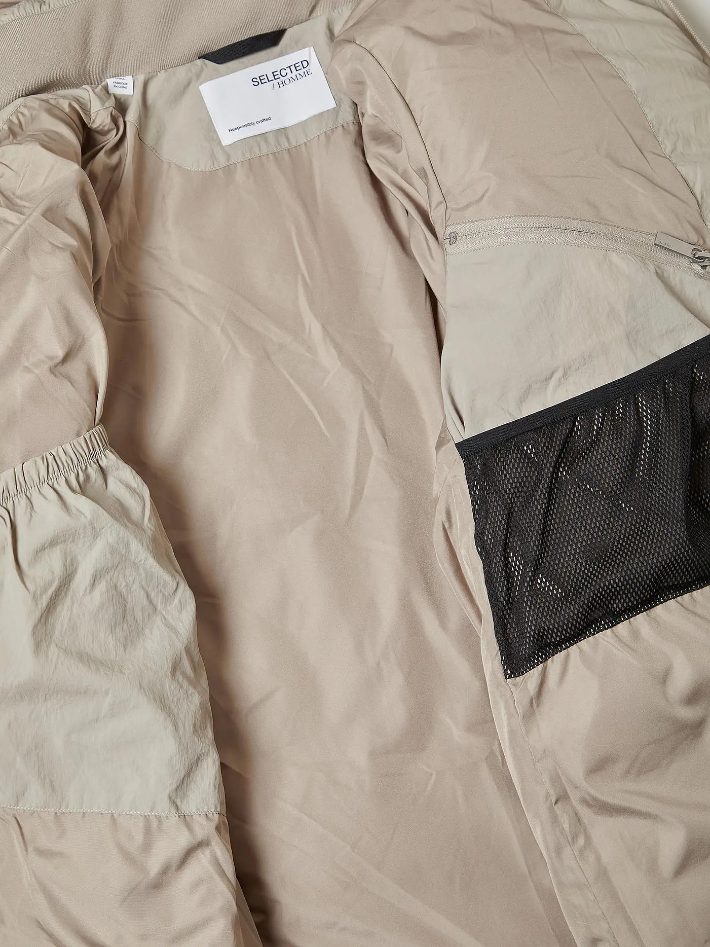 SELECTED | Steppmantel SLHCOOPER | creme