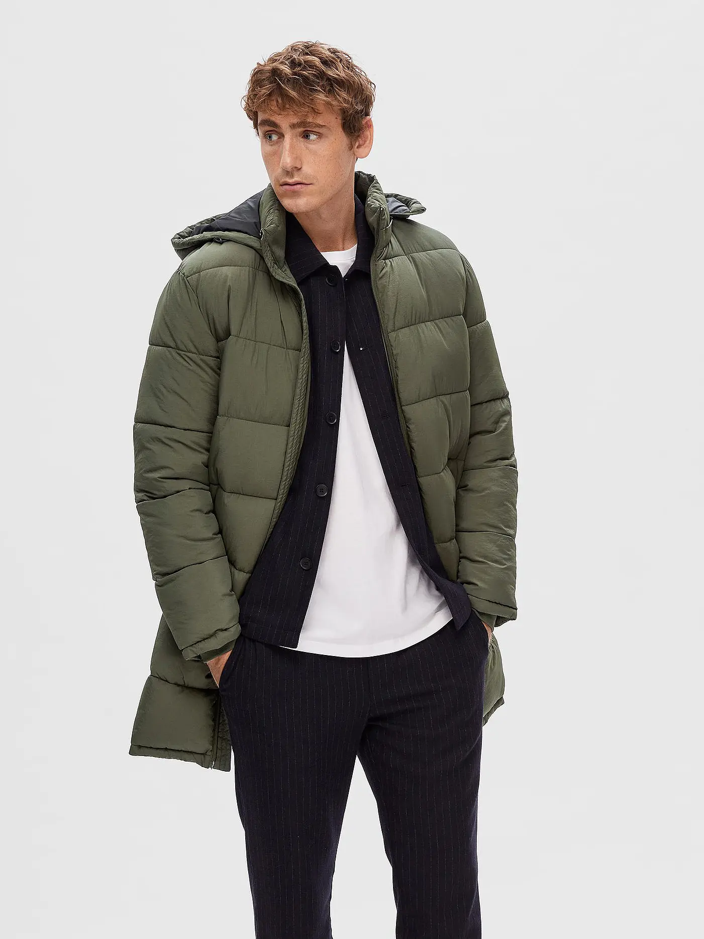 SELECTED | Steppmantel SLHCOOPER | olive
