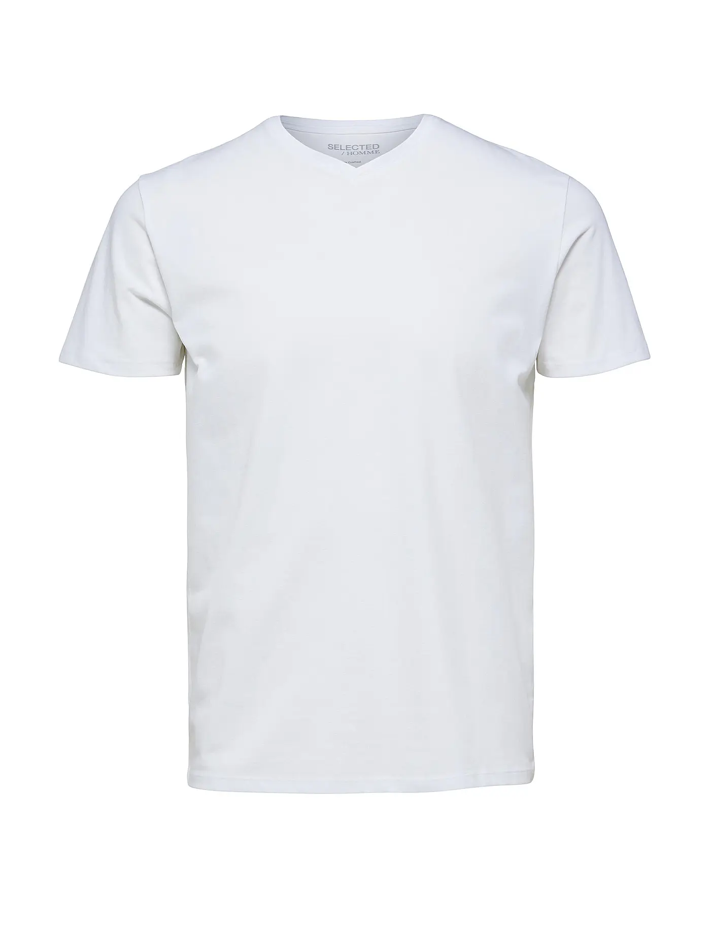 SELECTED | T-Shirt SLHAEL  | weiss