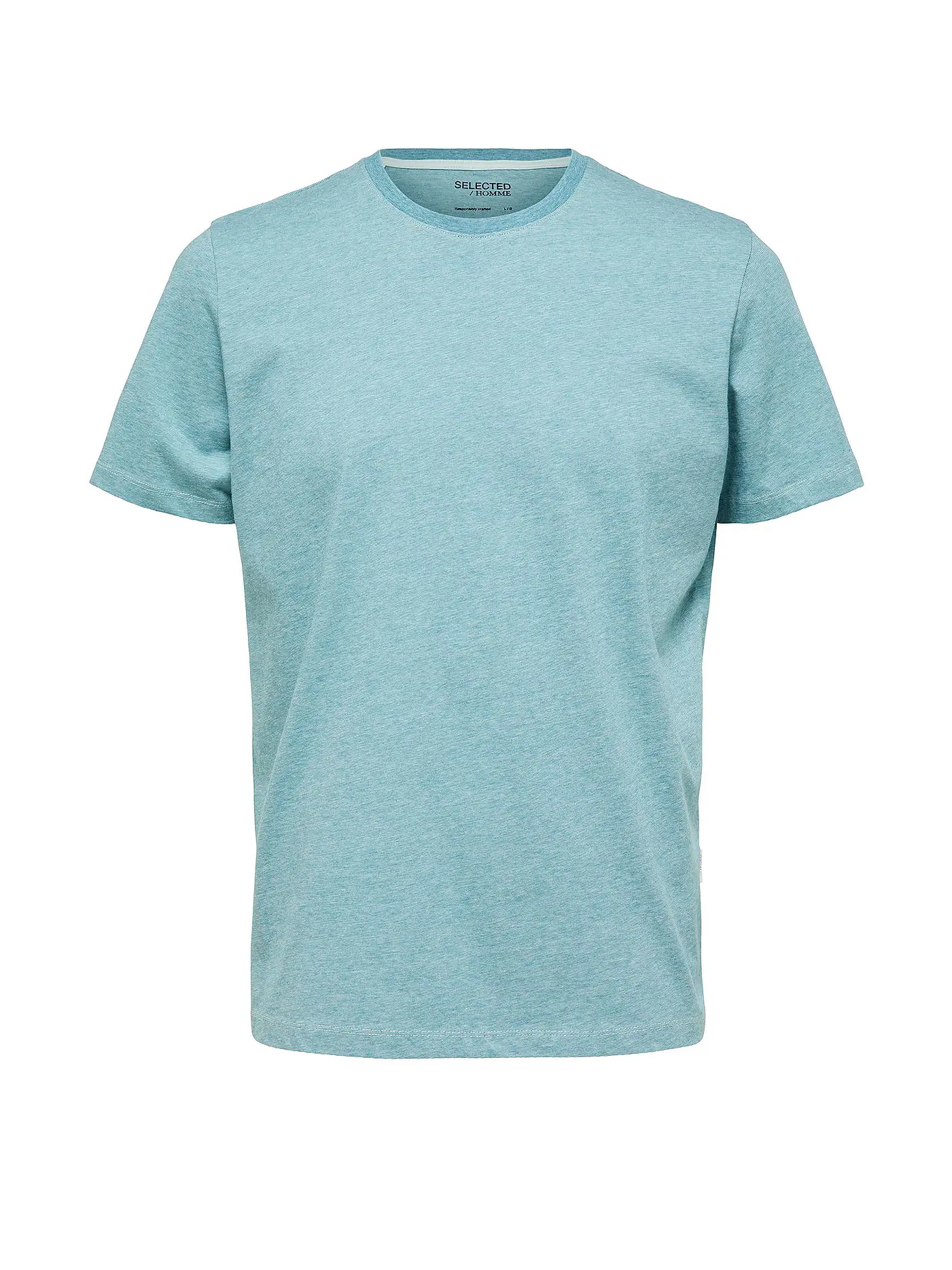 SELECTED | T-Shirt SLHASPEN  | türkis