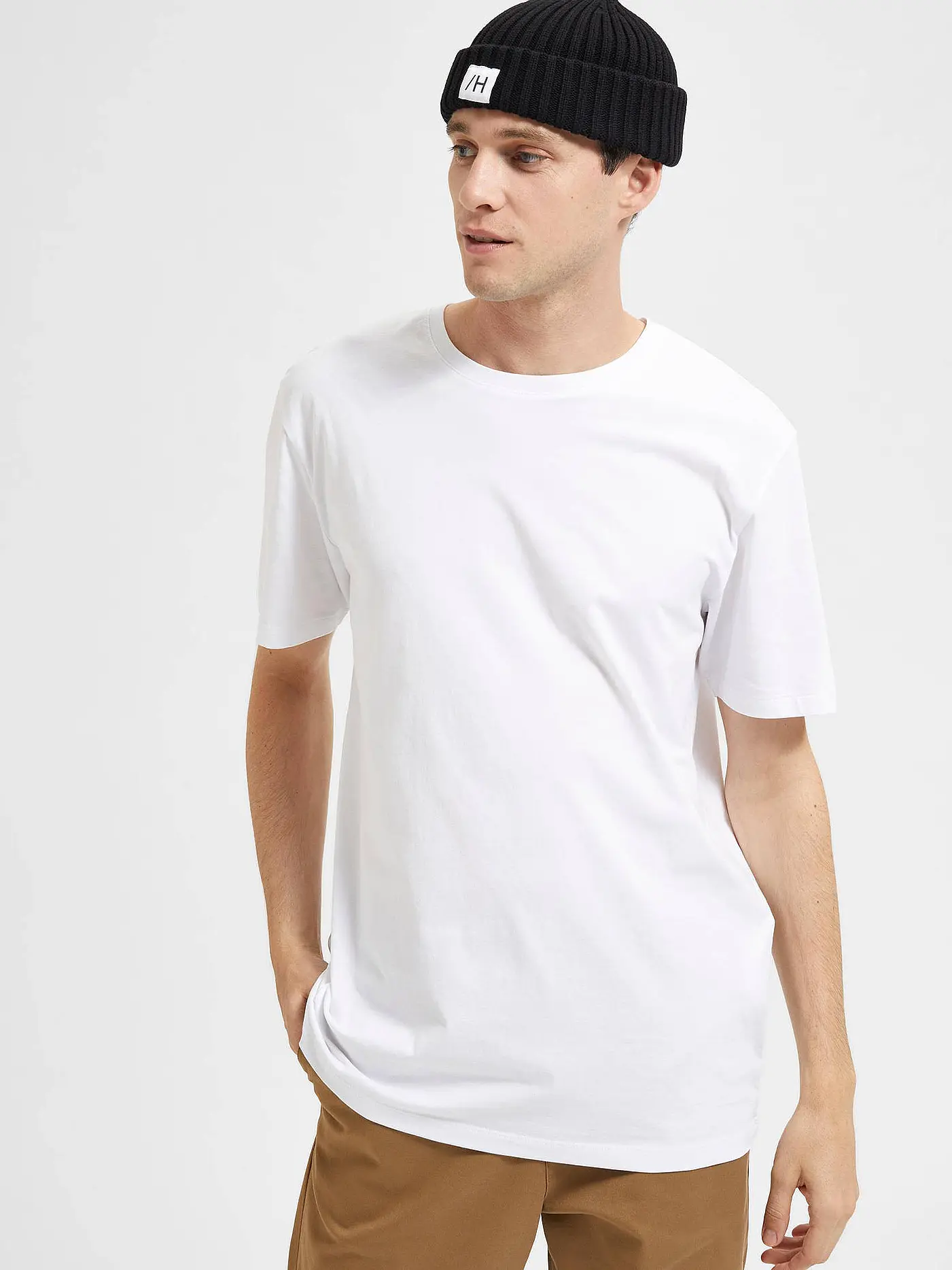 SELECTED | T-Shirt SLHASPEN  | weiss