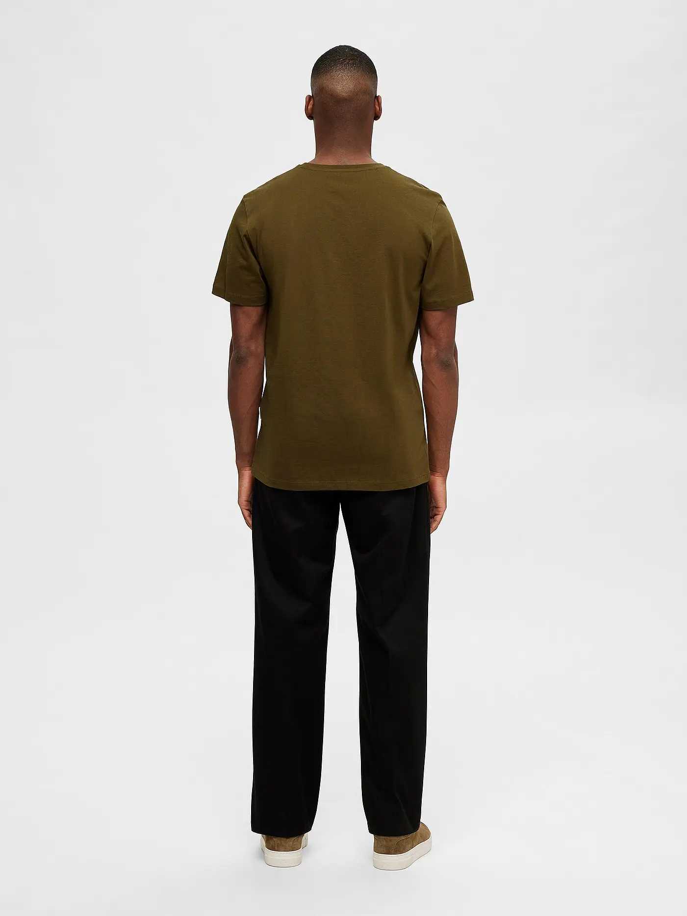 SELECTED | T-Shirt SLHASPEN | olive