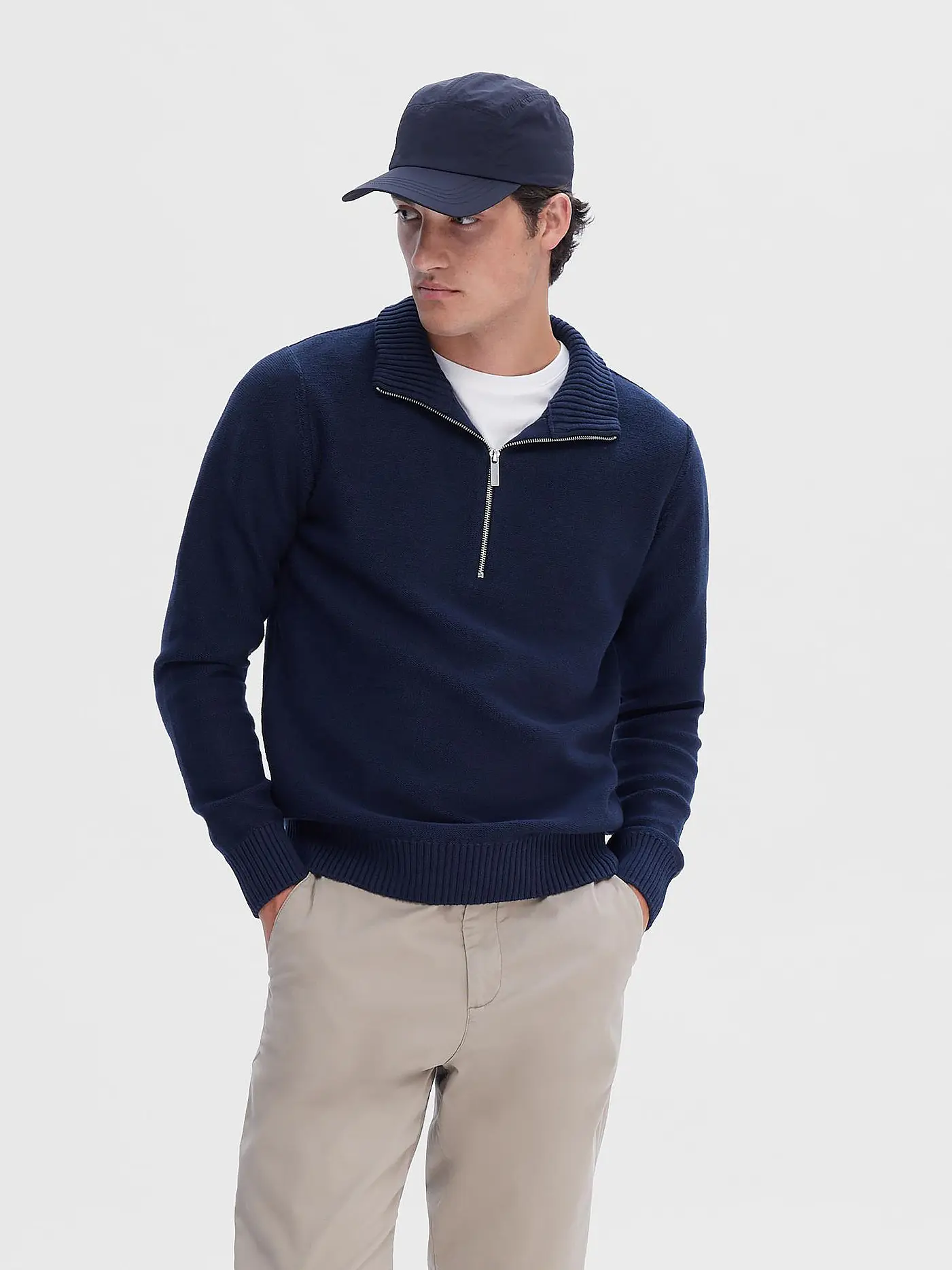 SELECTED | Troyerpullover SLHAXEL | blau