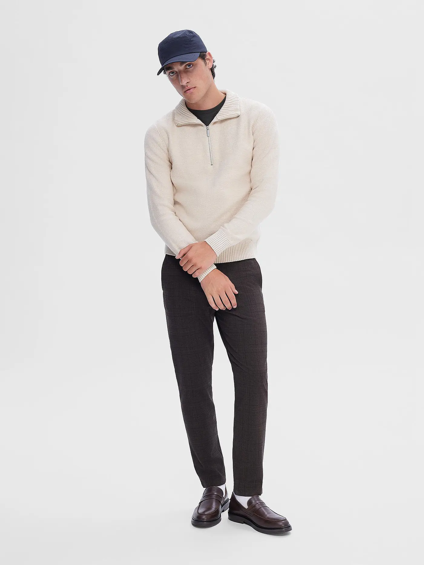 SELECTED | Troyerpullover SLHAXEL | beige
