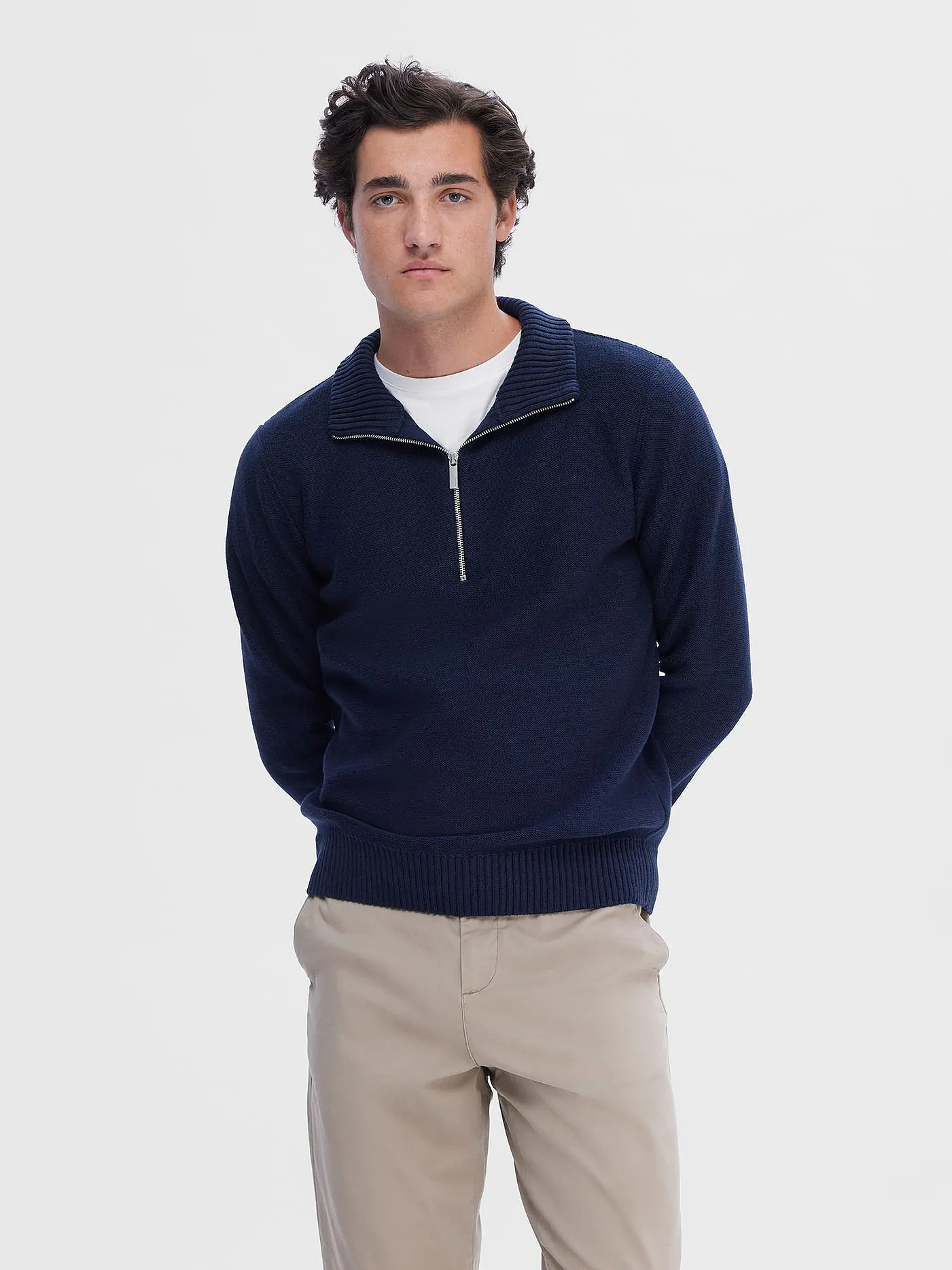 SELECTED | Troyerpullover SLHAXEL | blau