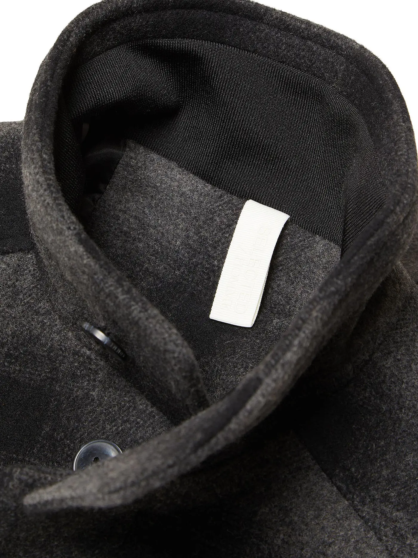 SELECTED | Wollmantel SLH REUBEN | grau