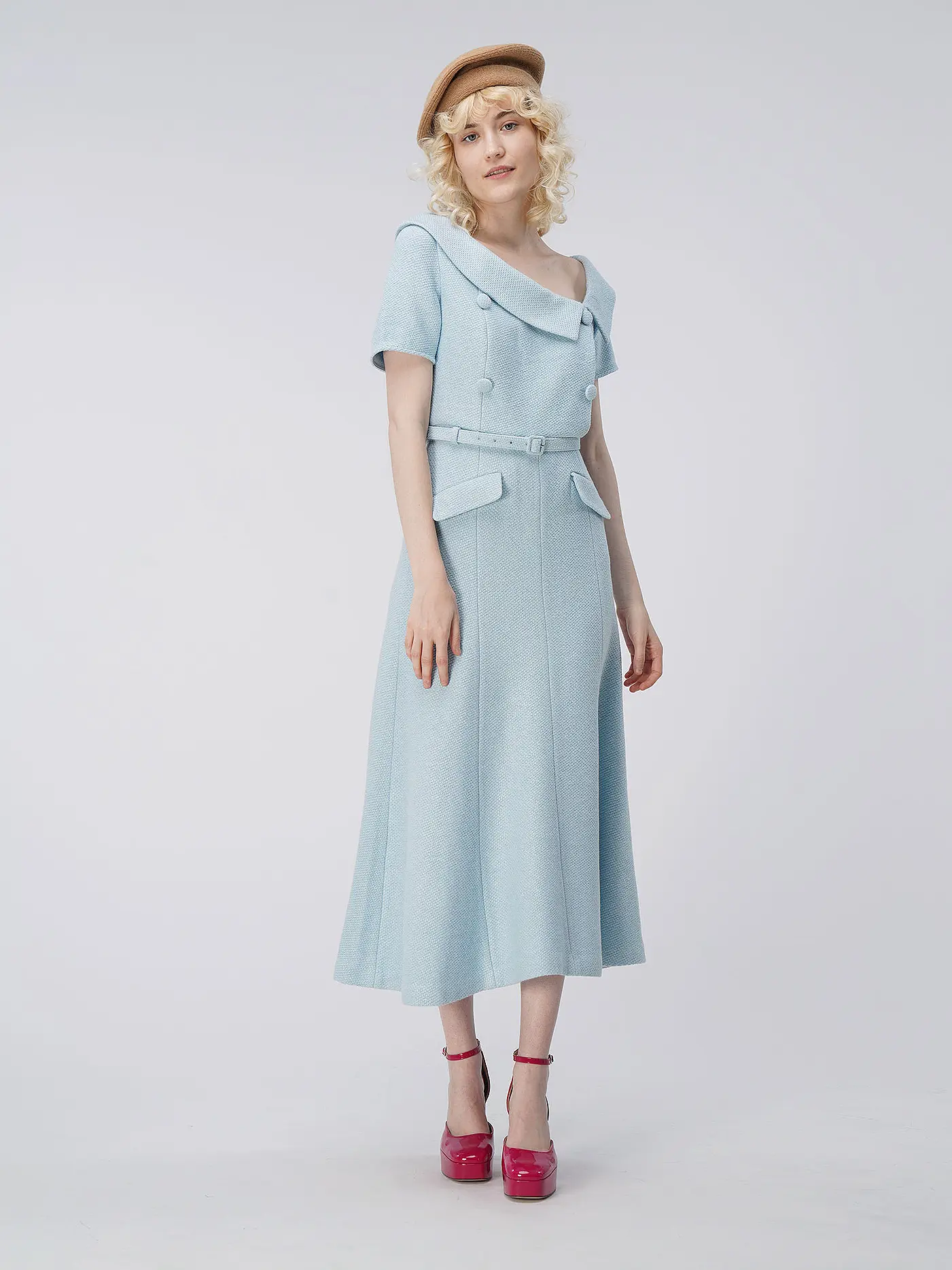 SELF-PORTRAIT | Abendkleid | blau