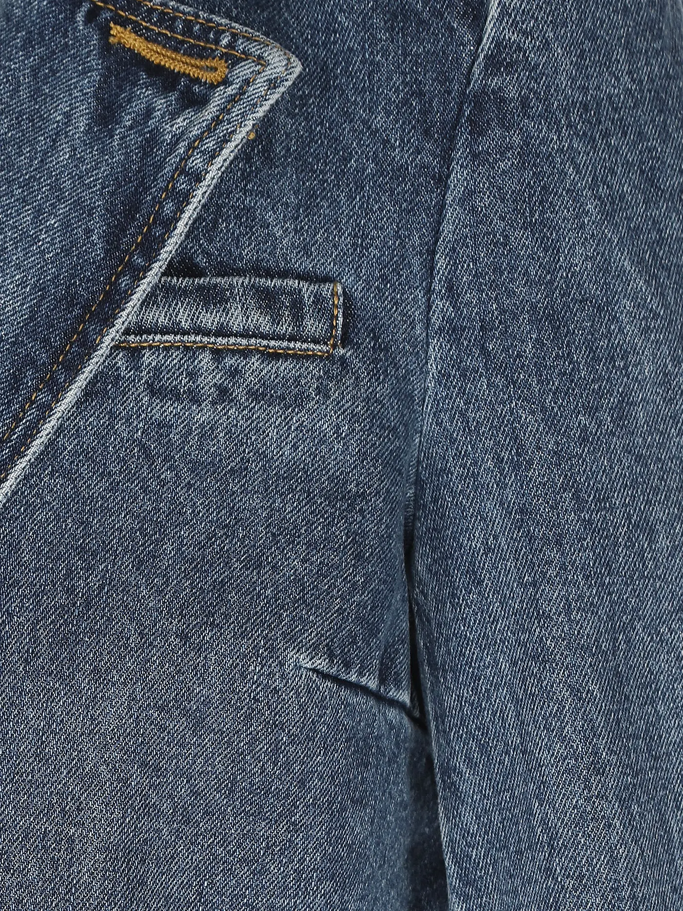 SELF-PORTRAIT | Jeansjacke Cropped Fit | blau
