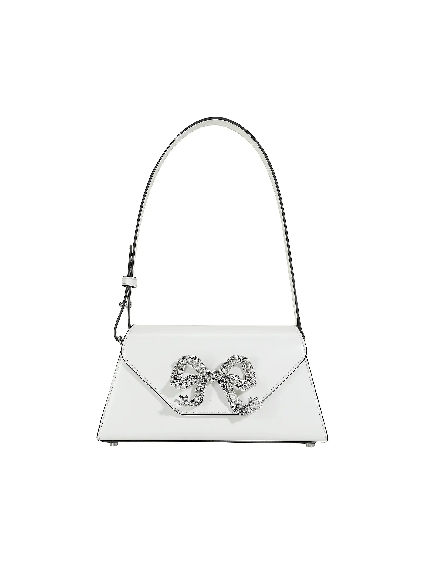 SELF-PORTRAIT | Ledertasche - Mini Bag | weiss