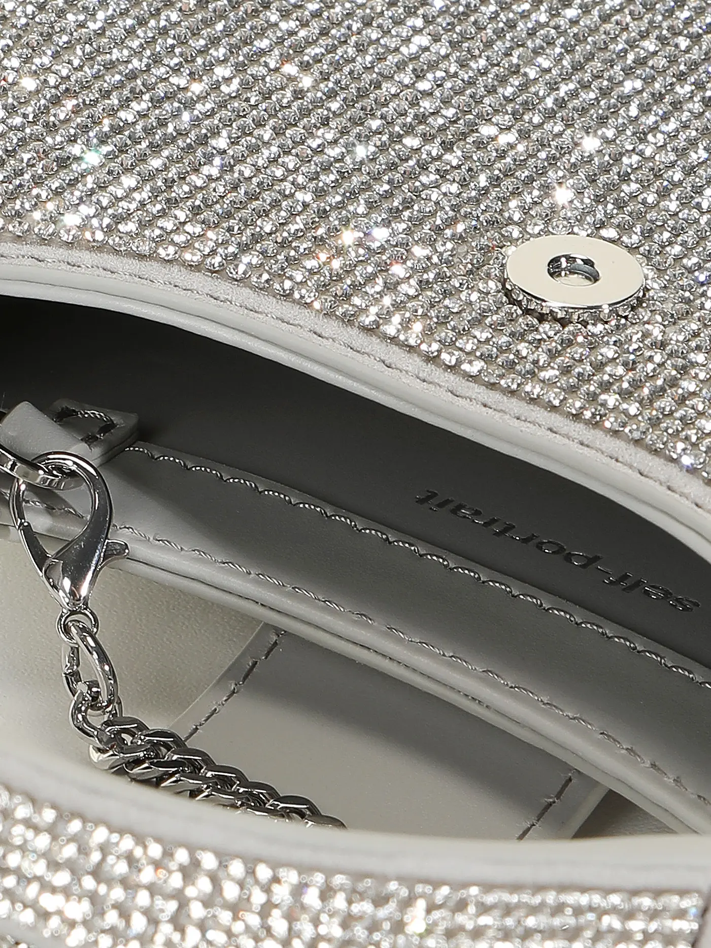 SELF-PORTRAIT | Tasche - Mini Bag  | silber