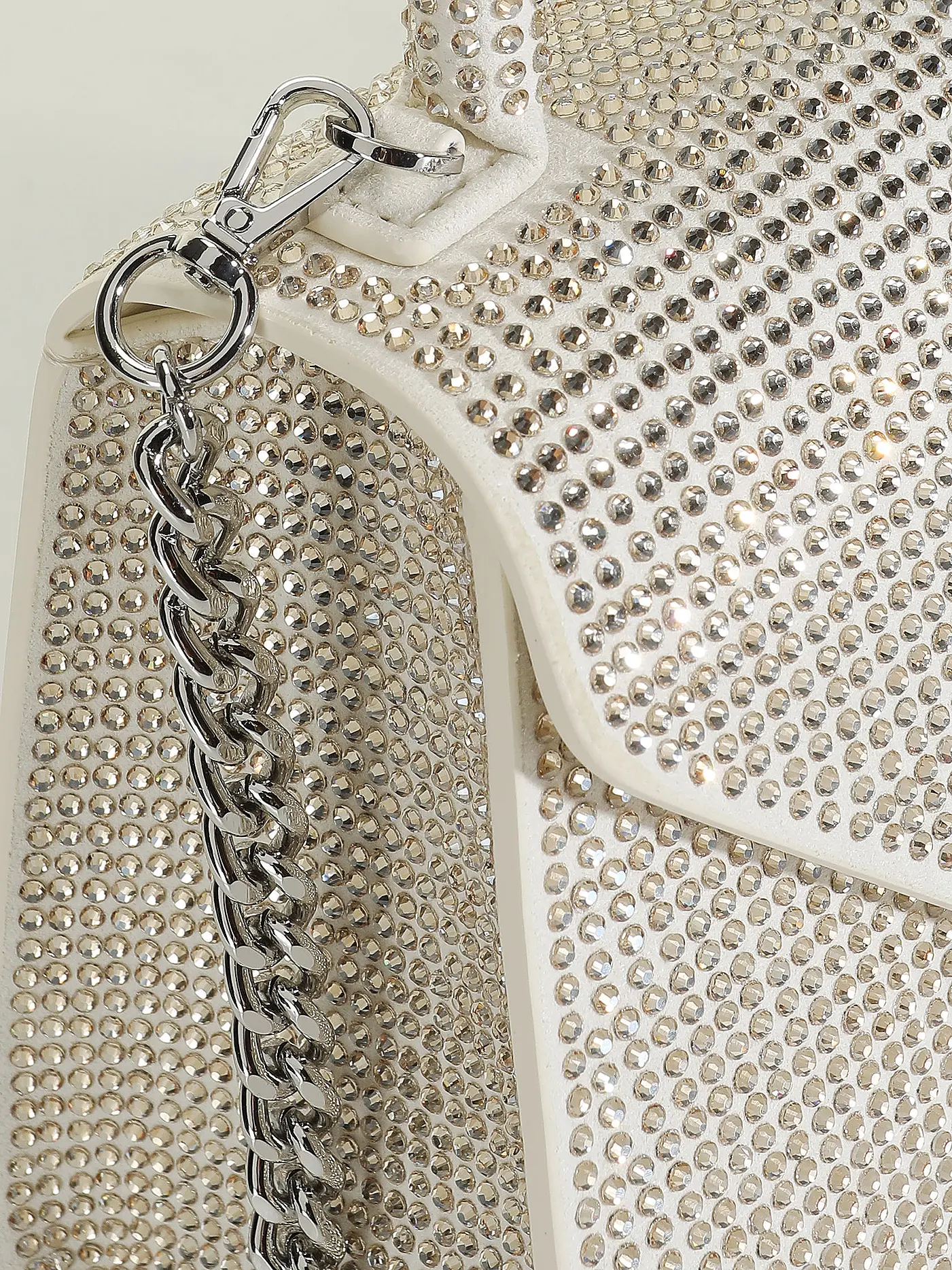 SELF-PORTRAIT | Tasche - Mini Bag  | silber