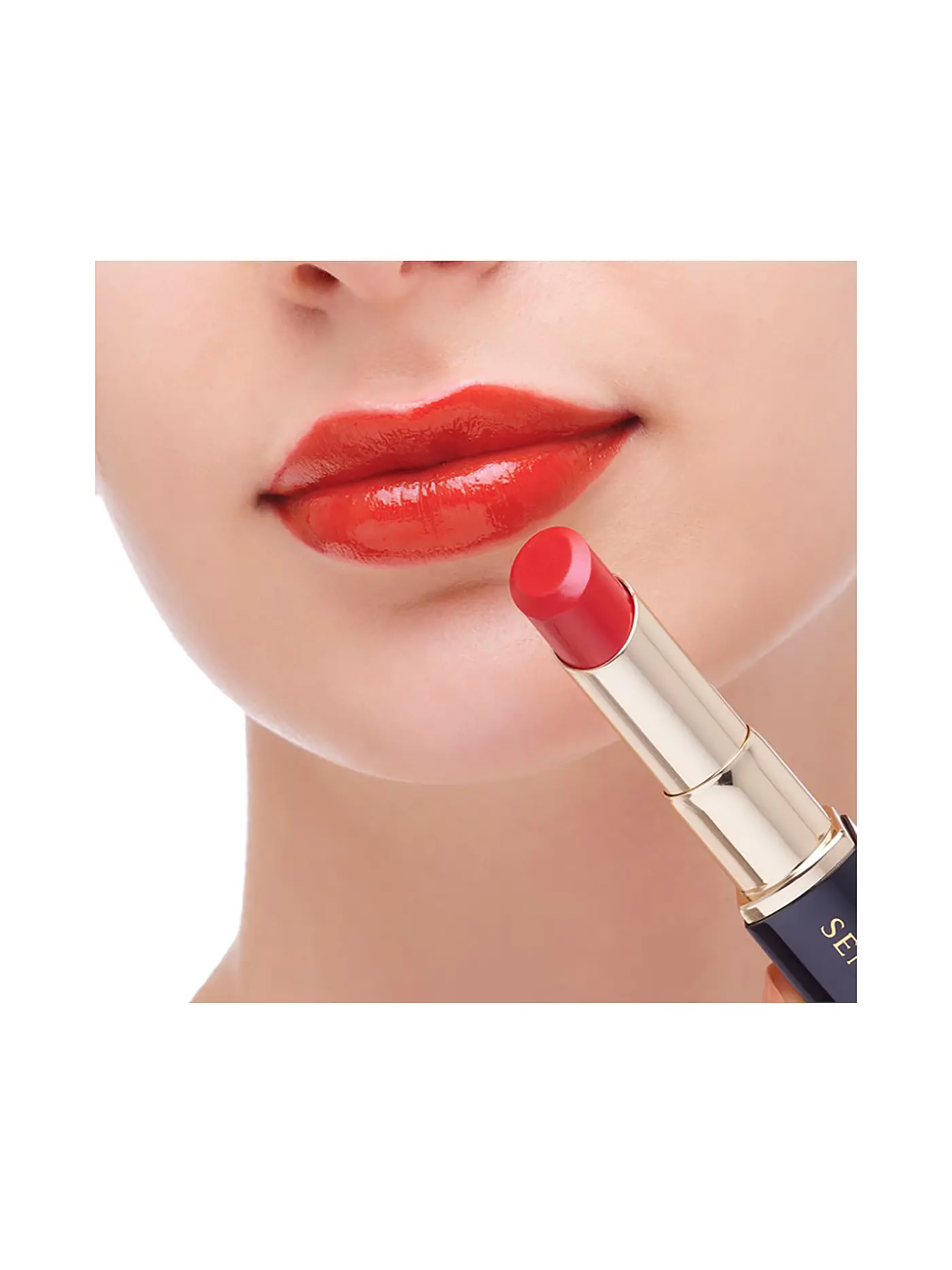 SENSAI | Lippenstift - Lasting Plump Lipstick Refill (LPL09 Vermillion Red) | beere