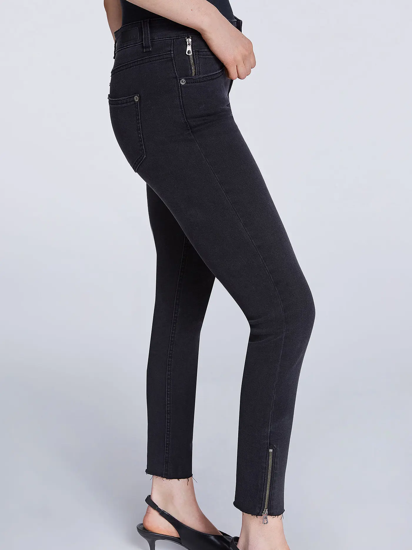 SET | Jeans Skinny Fit 7/8 | grau